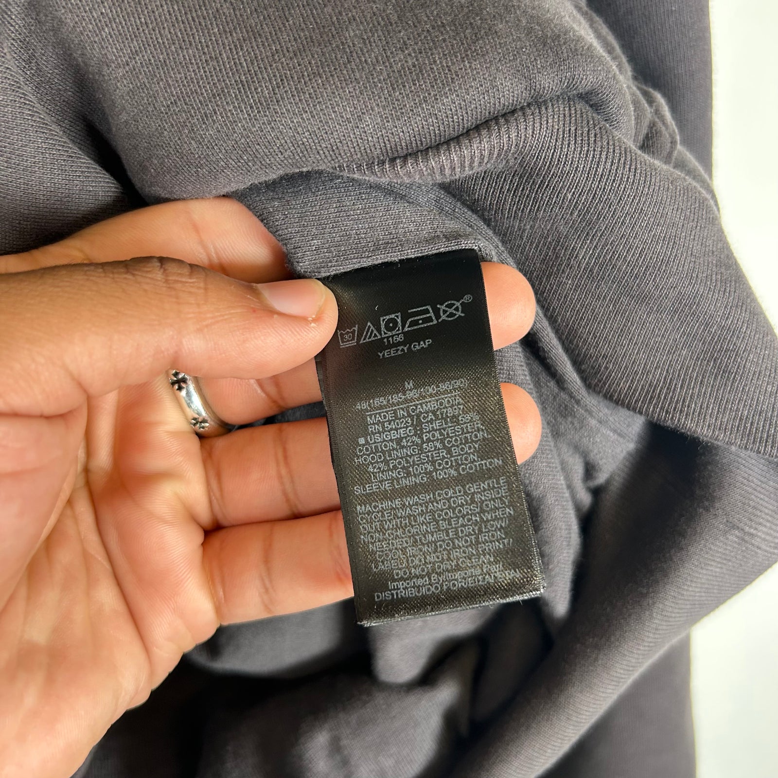 Yzy Gap Engineered By Balenciaga Dove Hoodie Size M