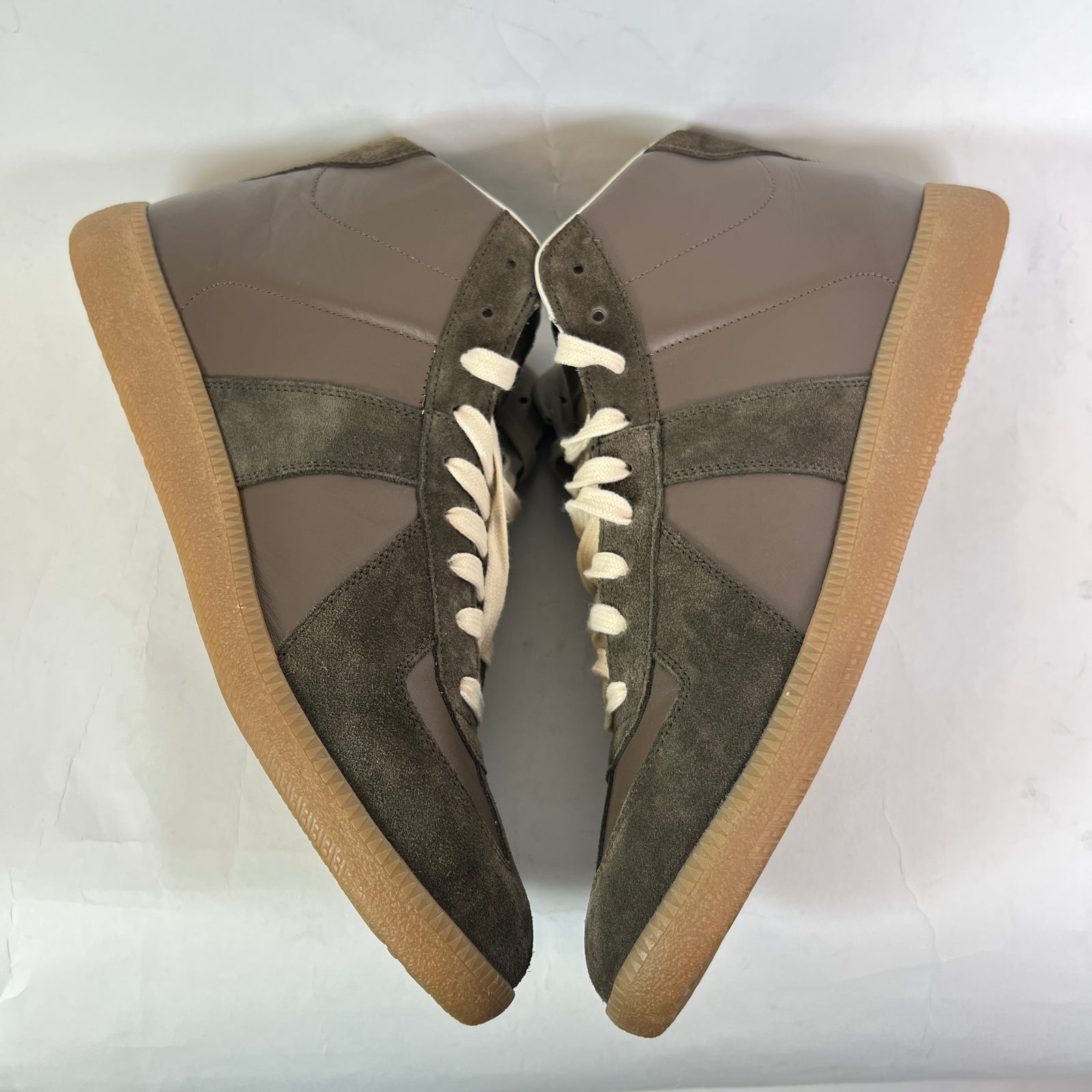 Maison Margiela Brown Mid-Top Replica Gats Size 46