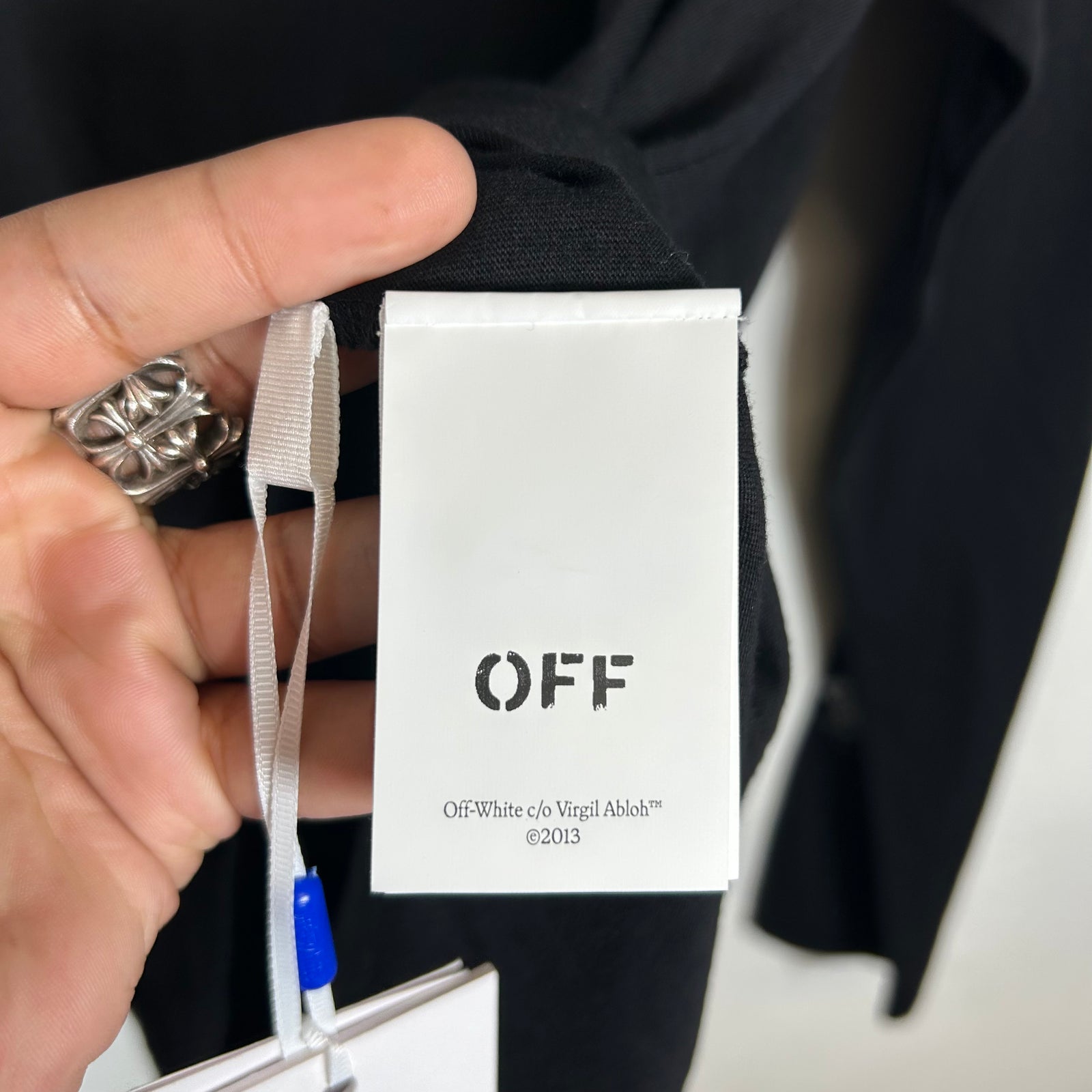 Off-White Black Skate Embroidered Arrows Longsleeve Size L