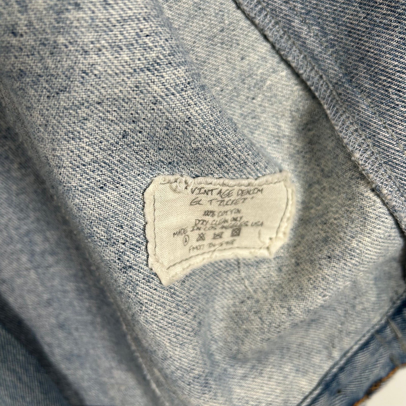 Greg Lauren Jean Patchwork GL1 Jacket Size 2