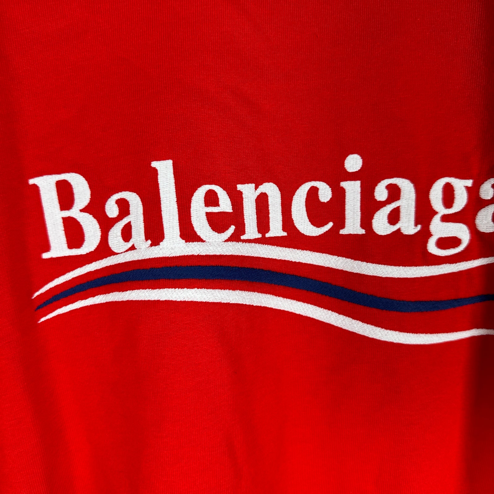 Balenciaga Campaign Red T-Shirts Size S