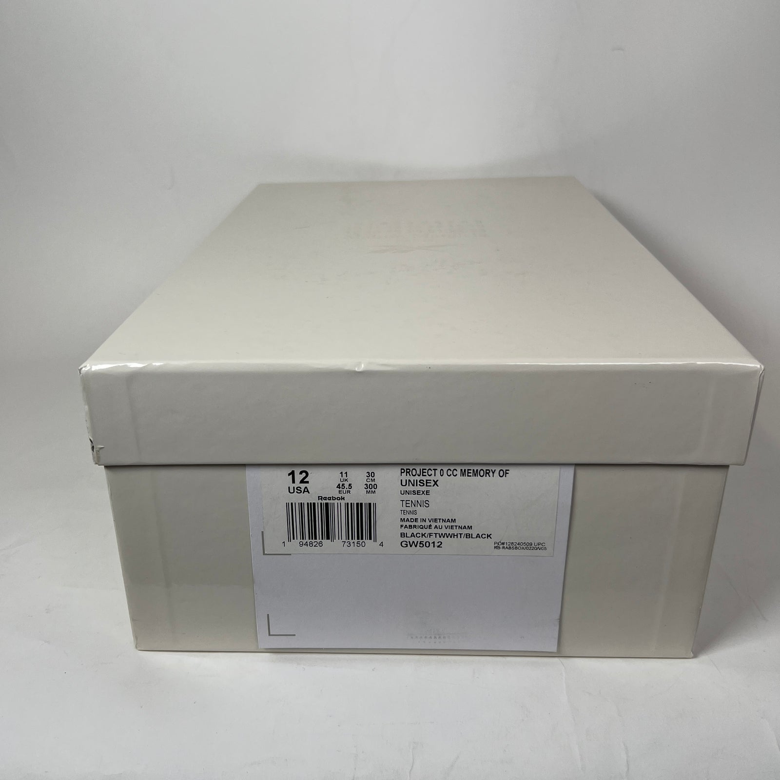 Maison Margiela x Reebok Black Club-C Sneaker Size 12