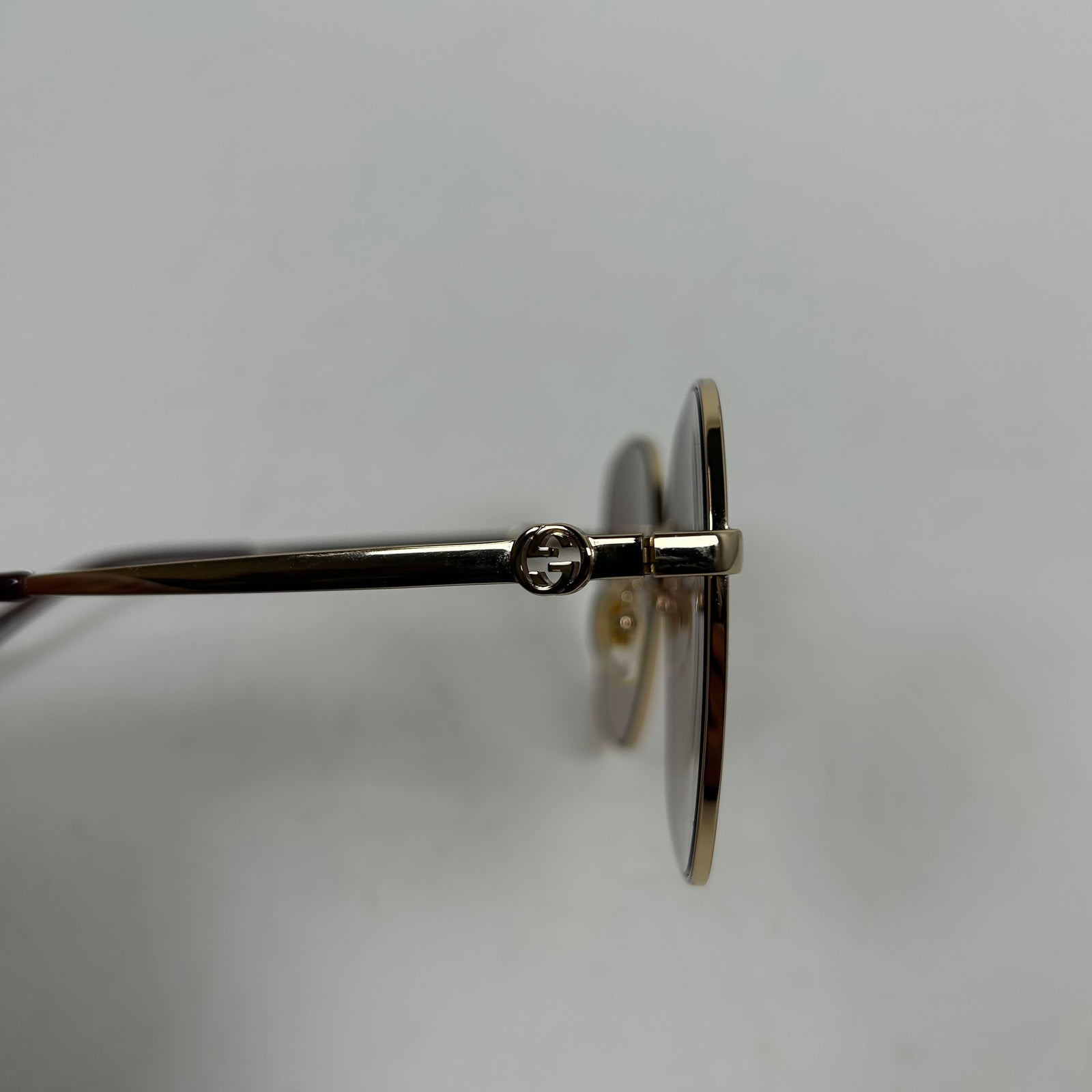 Gucci Gold/Purple Gradient Sunglasses
