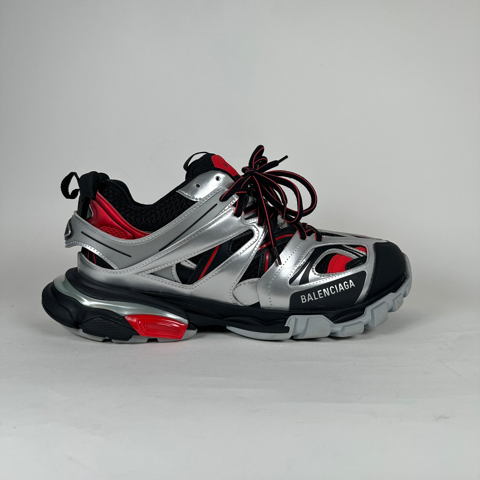 Balenciaga Metallic Bred Tracks Size 10