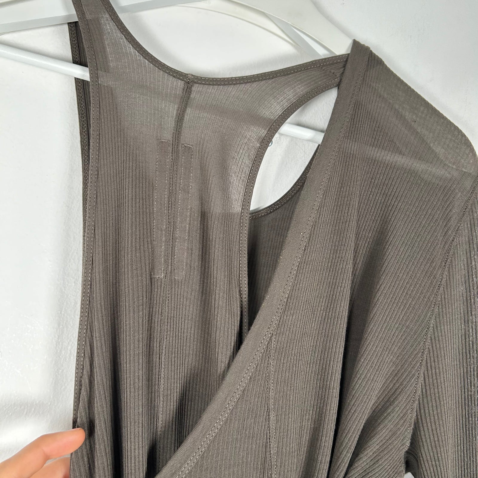 Rick Owens Luxor FW/23 Ziggy Dust Tank Top Size S