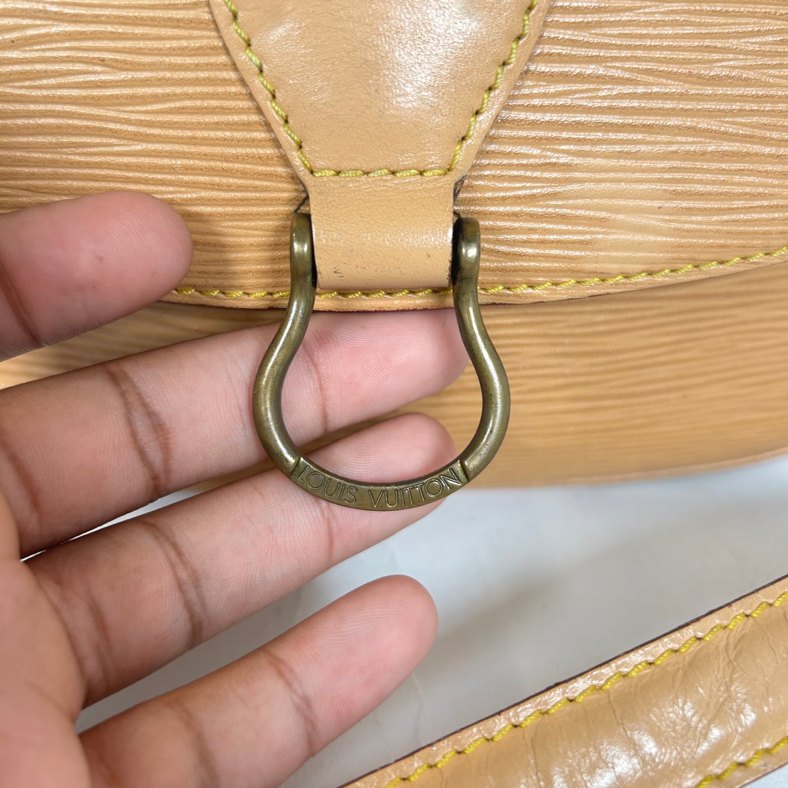 Louis Vuitton Mustard Vintage Epi St Cloud GM Bag