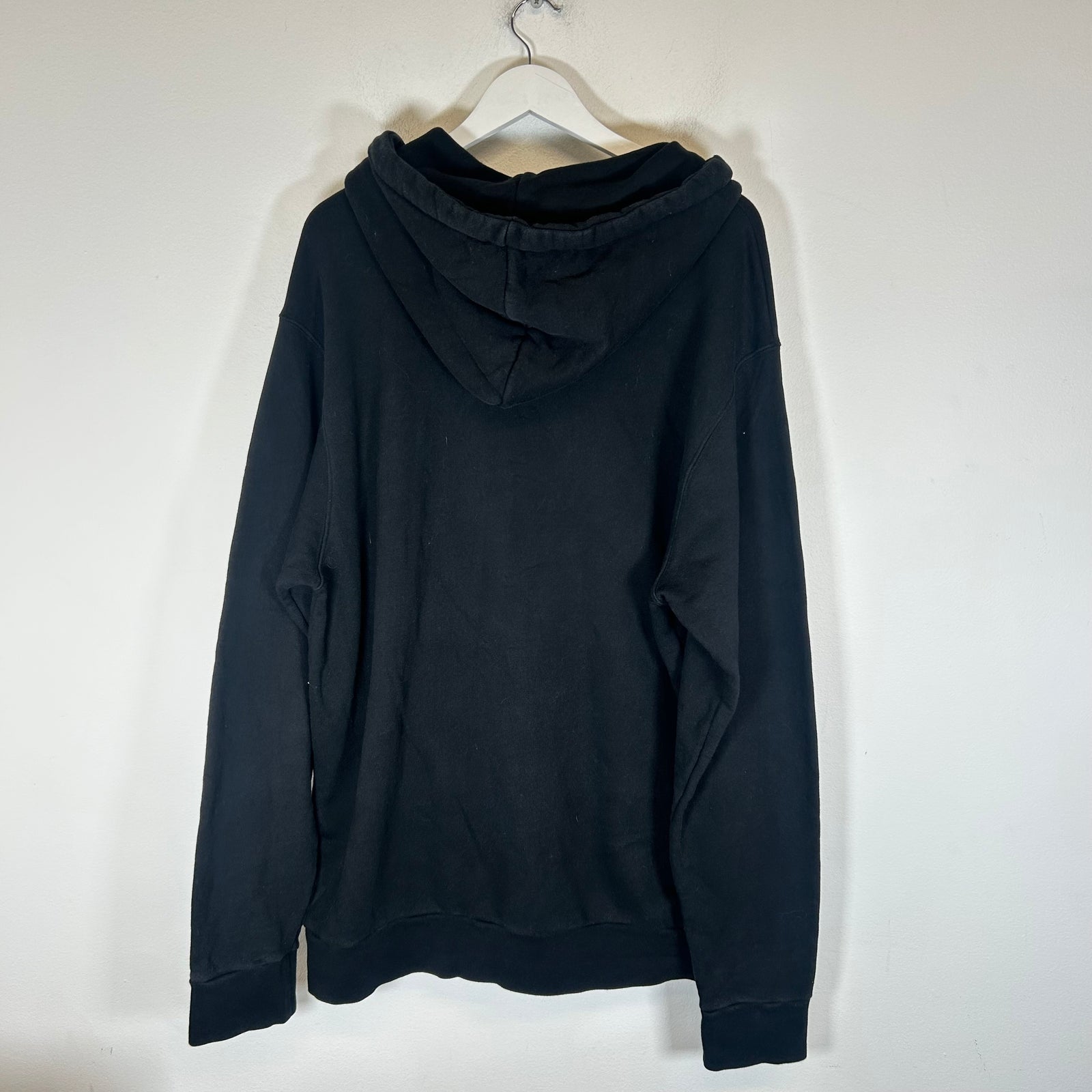 Palm Angels Black/Yellow Spray Paint Logo Hoodie Size XL