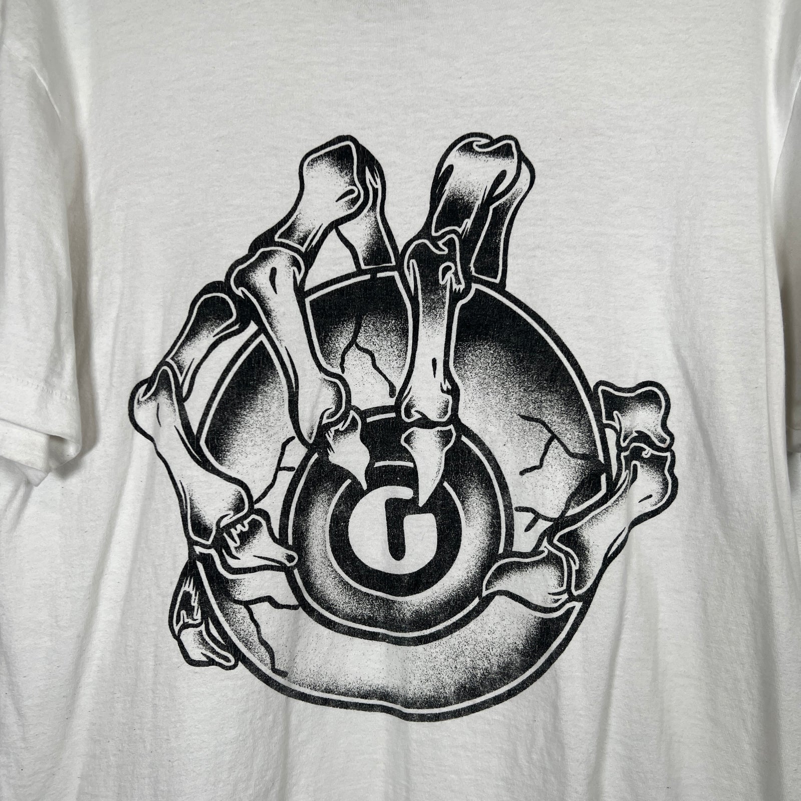 Gallery Dept White Big G Ball Tee Size M