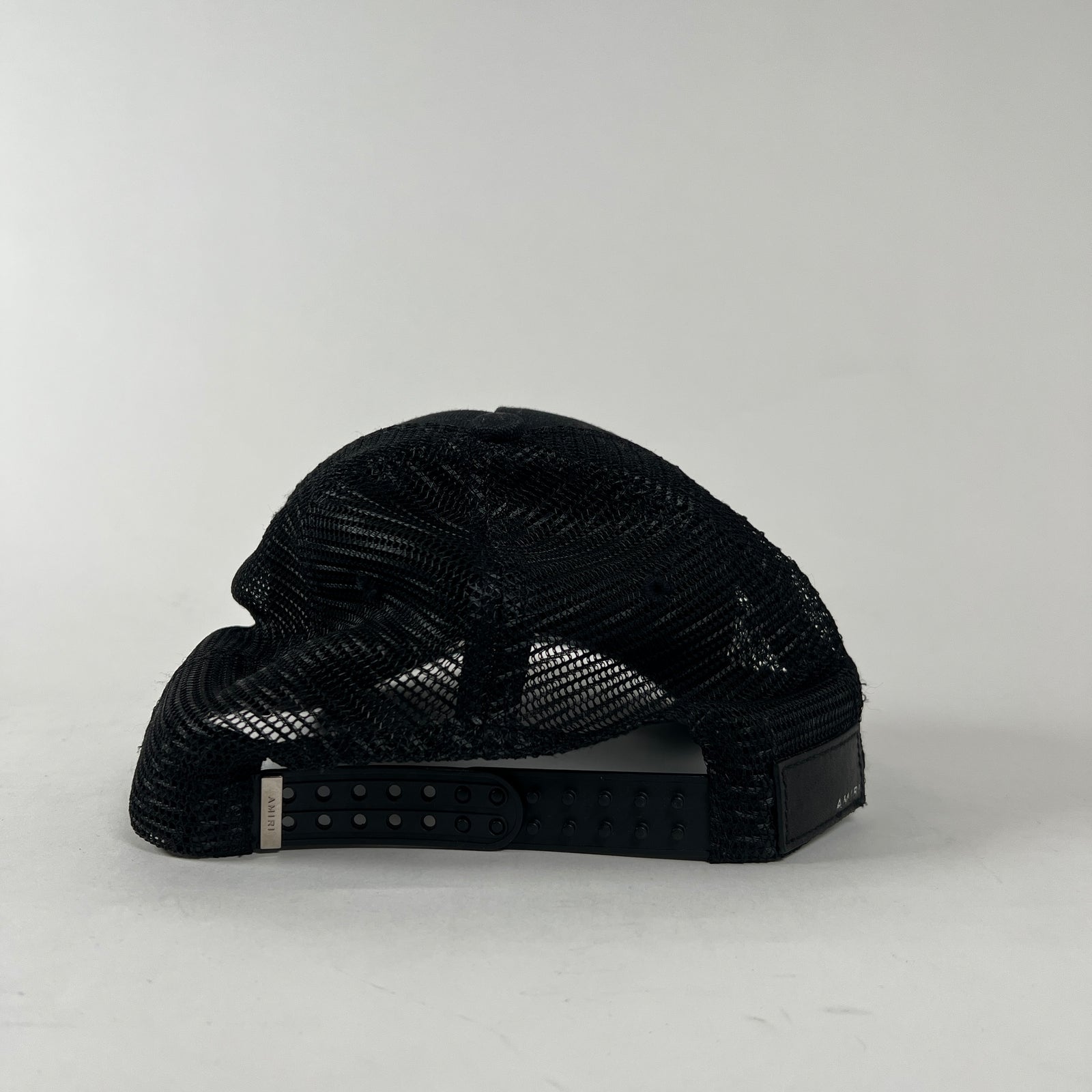 Amiri Black Trucker Hat