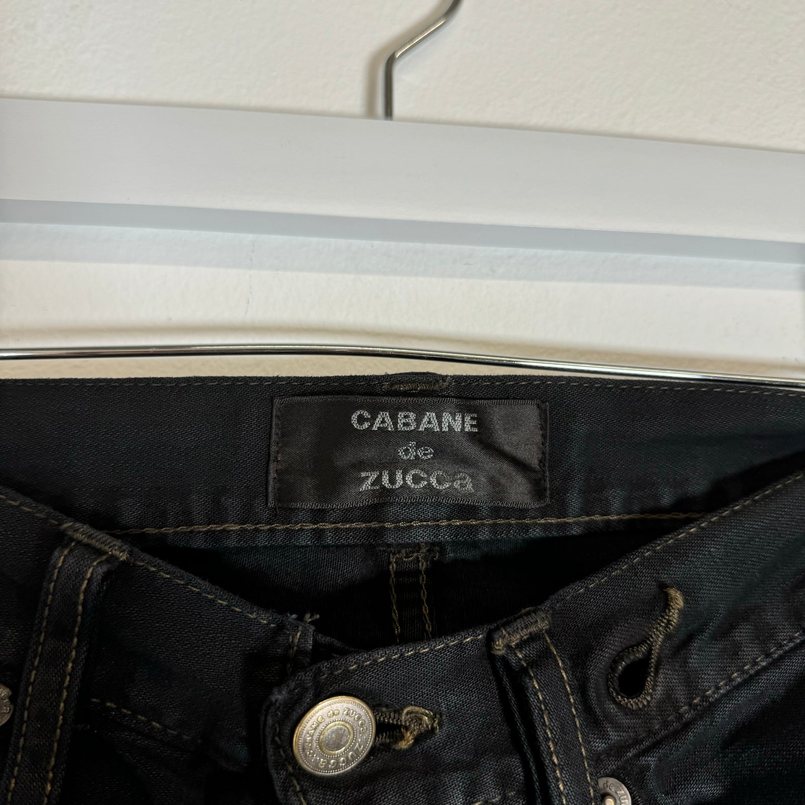 Cabane De Zucca Flare J Button Jeans Size 32