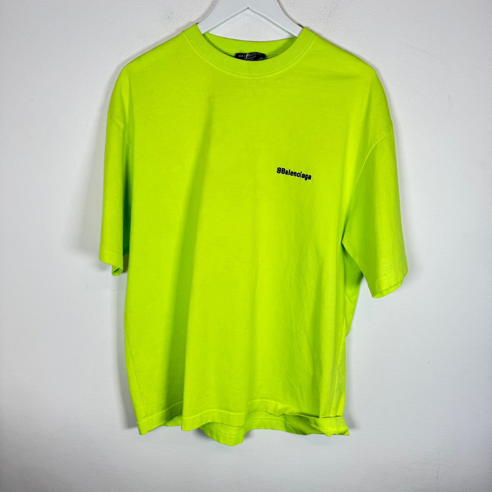 Balenciaga Neon B Spell-Out Tee Size M
