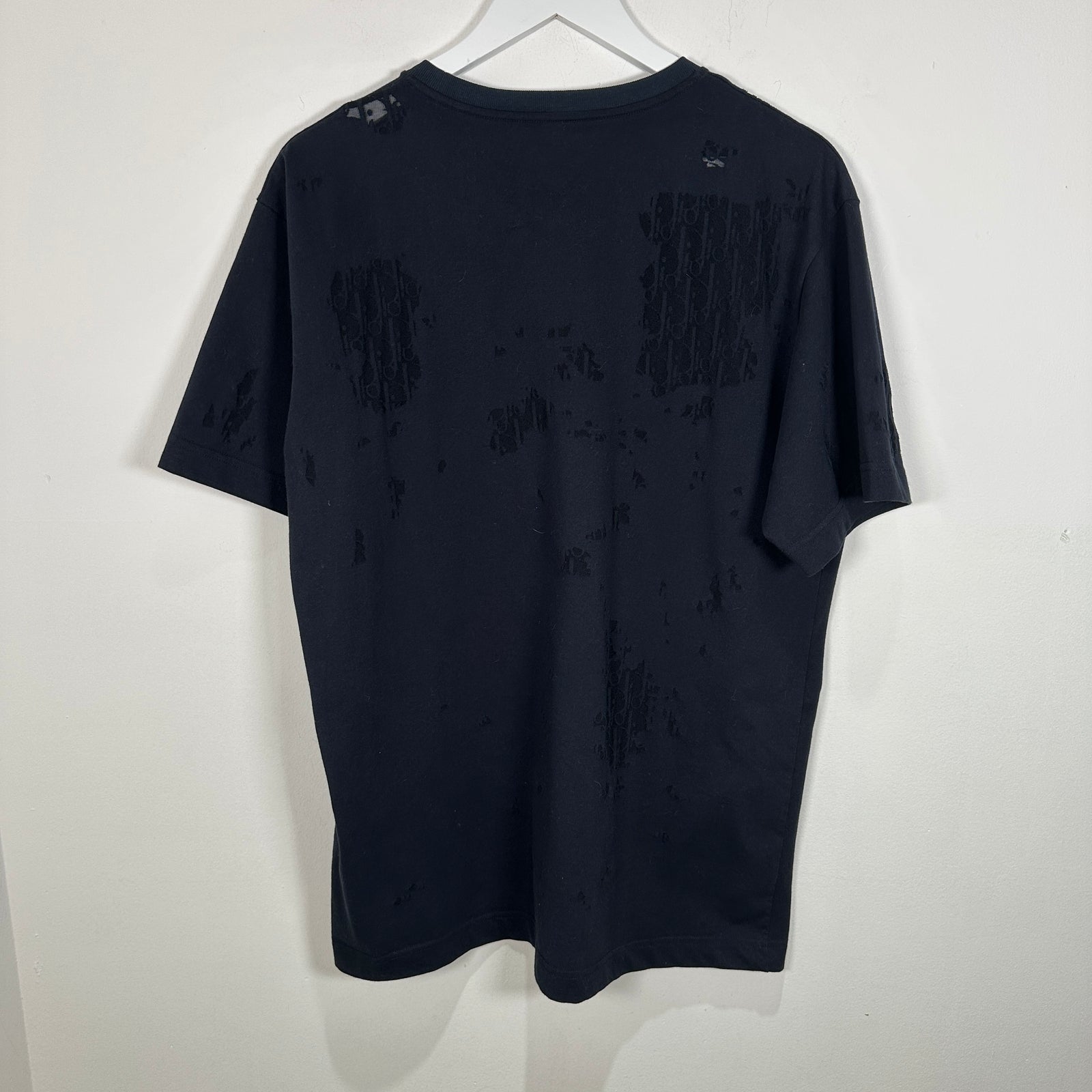 Dior Monogram Sheer Patch T-Shirt Size L