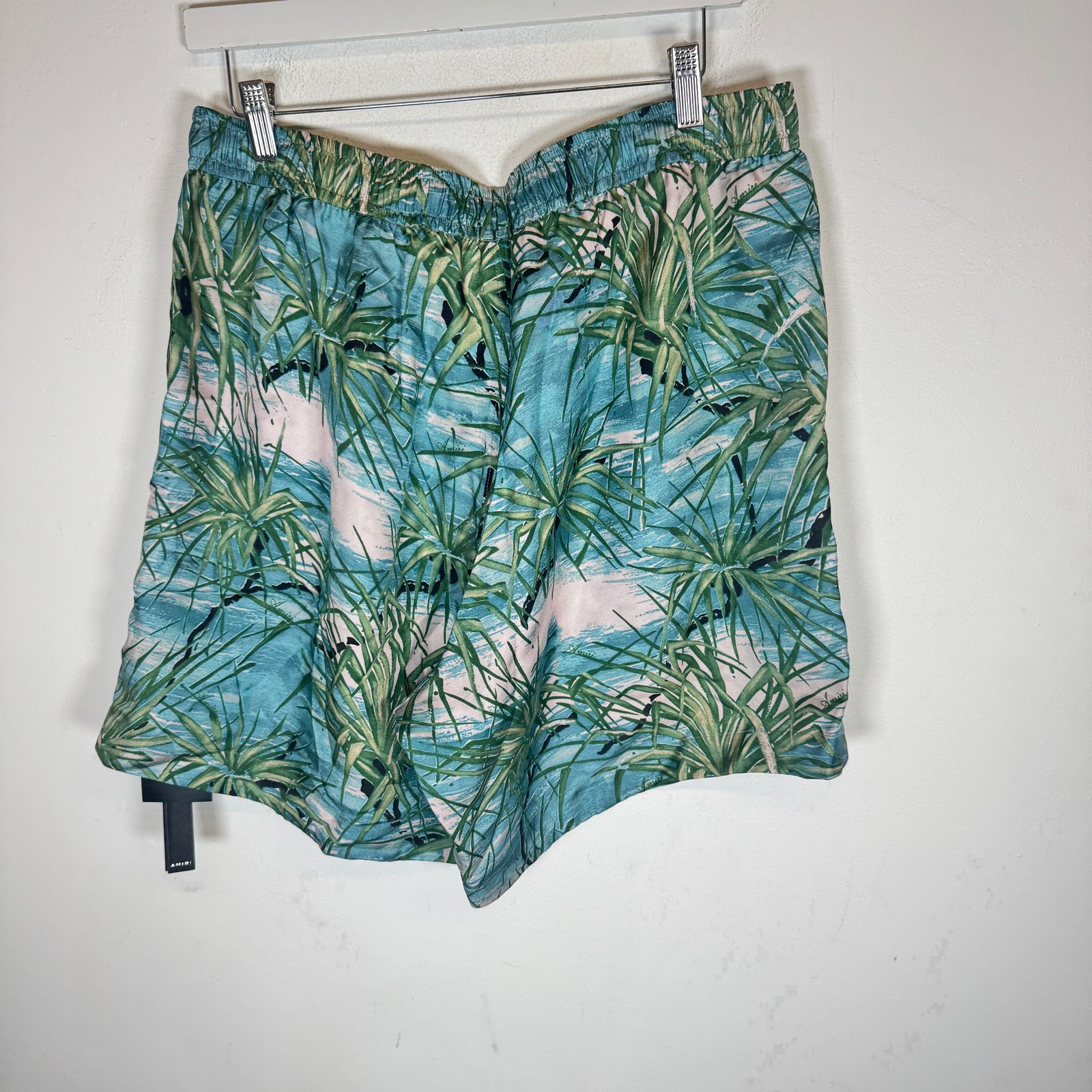 Amiri Floral Aloha Silk Shorts Size XXL