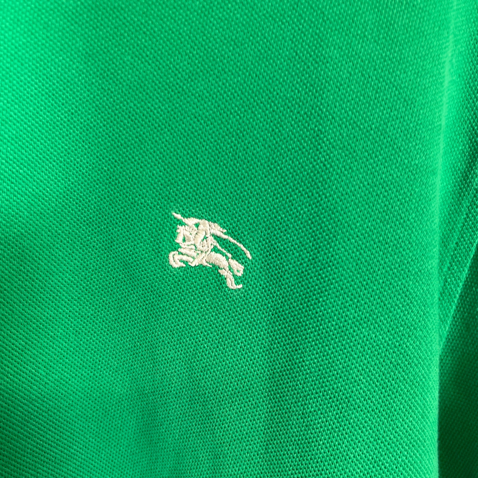Burberry Green Polo Size XL
