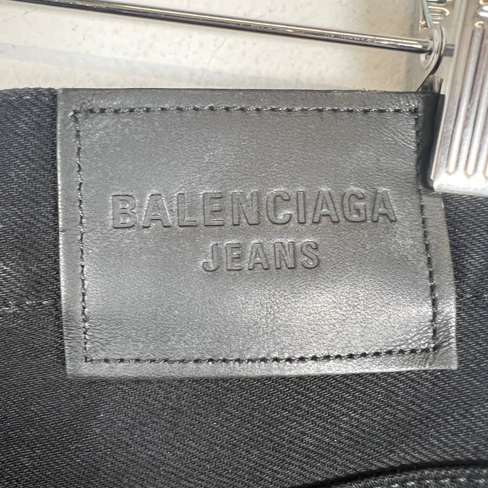 Balenciaga Black Wide Leg Jeans Size S