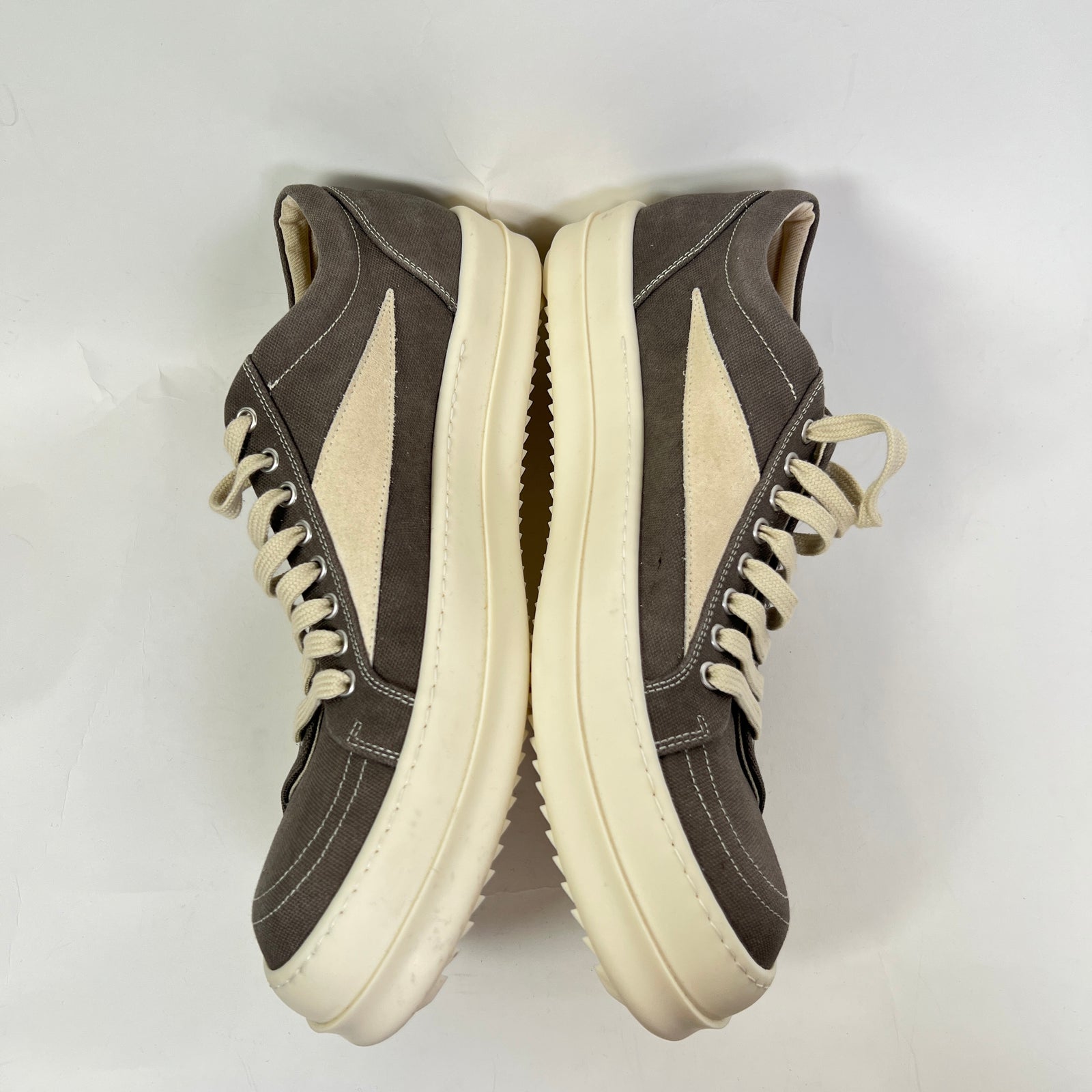 Rick Owens Grey Vintage Low Top Size 47