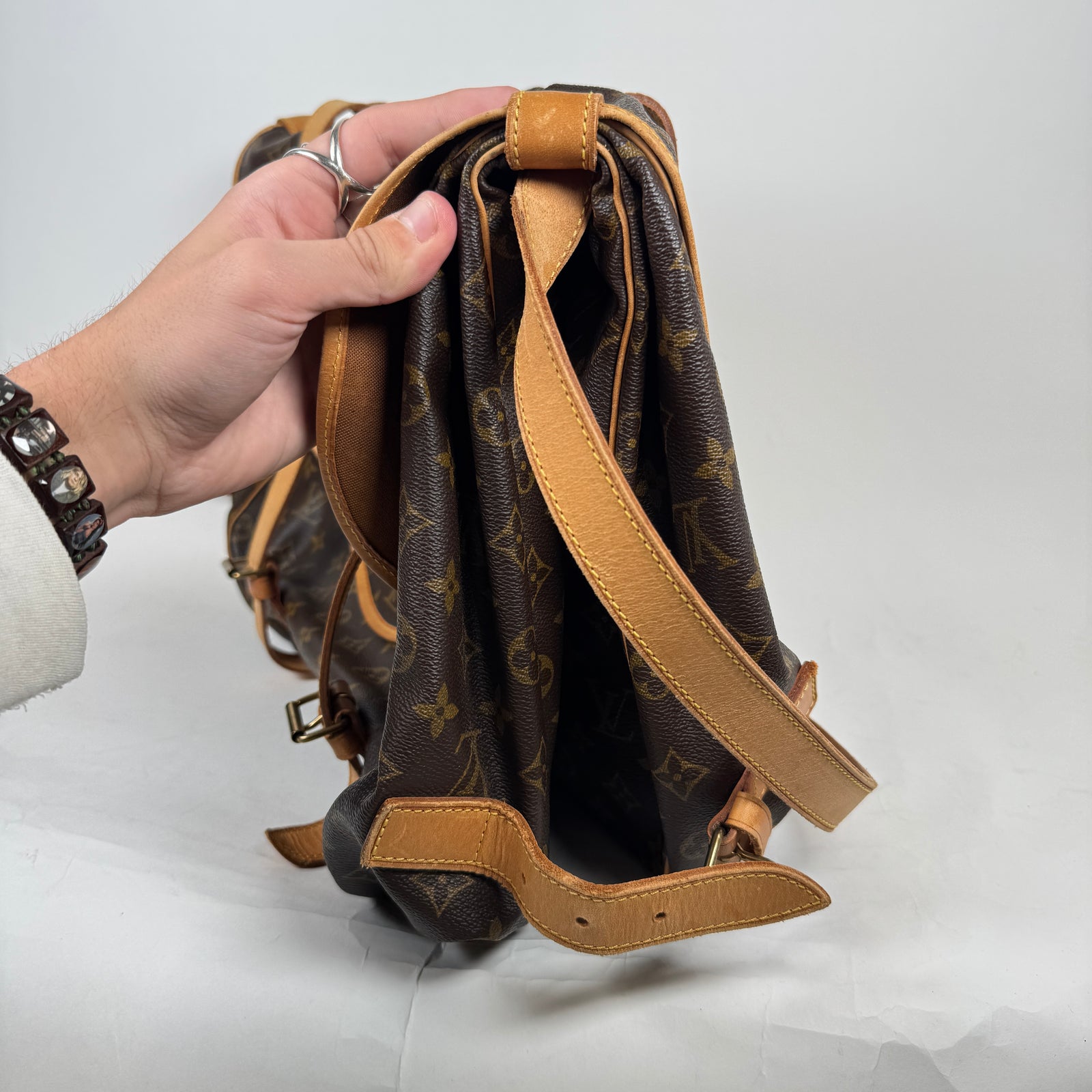Louis Vuitton Vintage Monogram Saumur 43 Messenger Bag