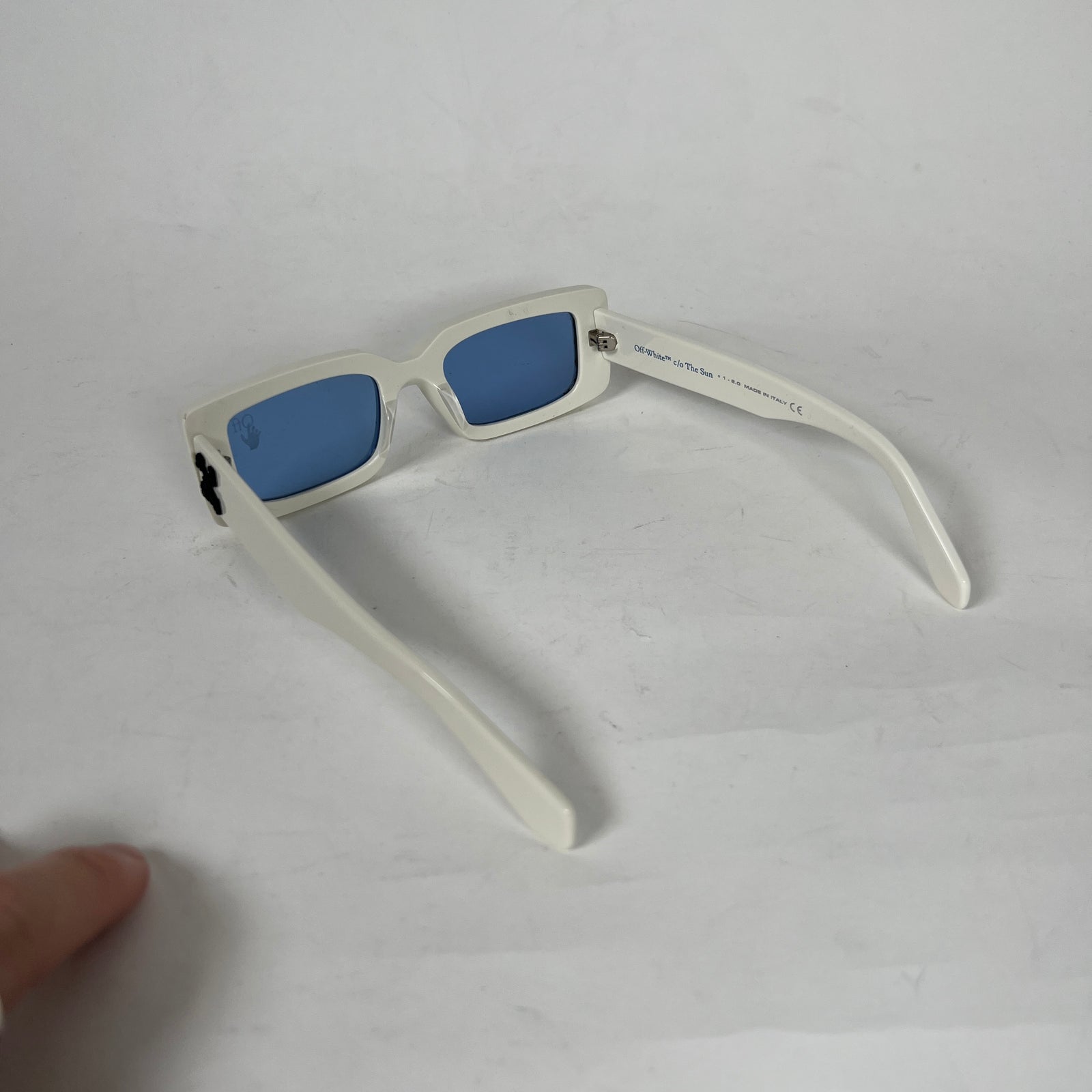 Off-White White Arthur Square Lens Sunglasses
