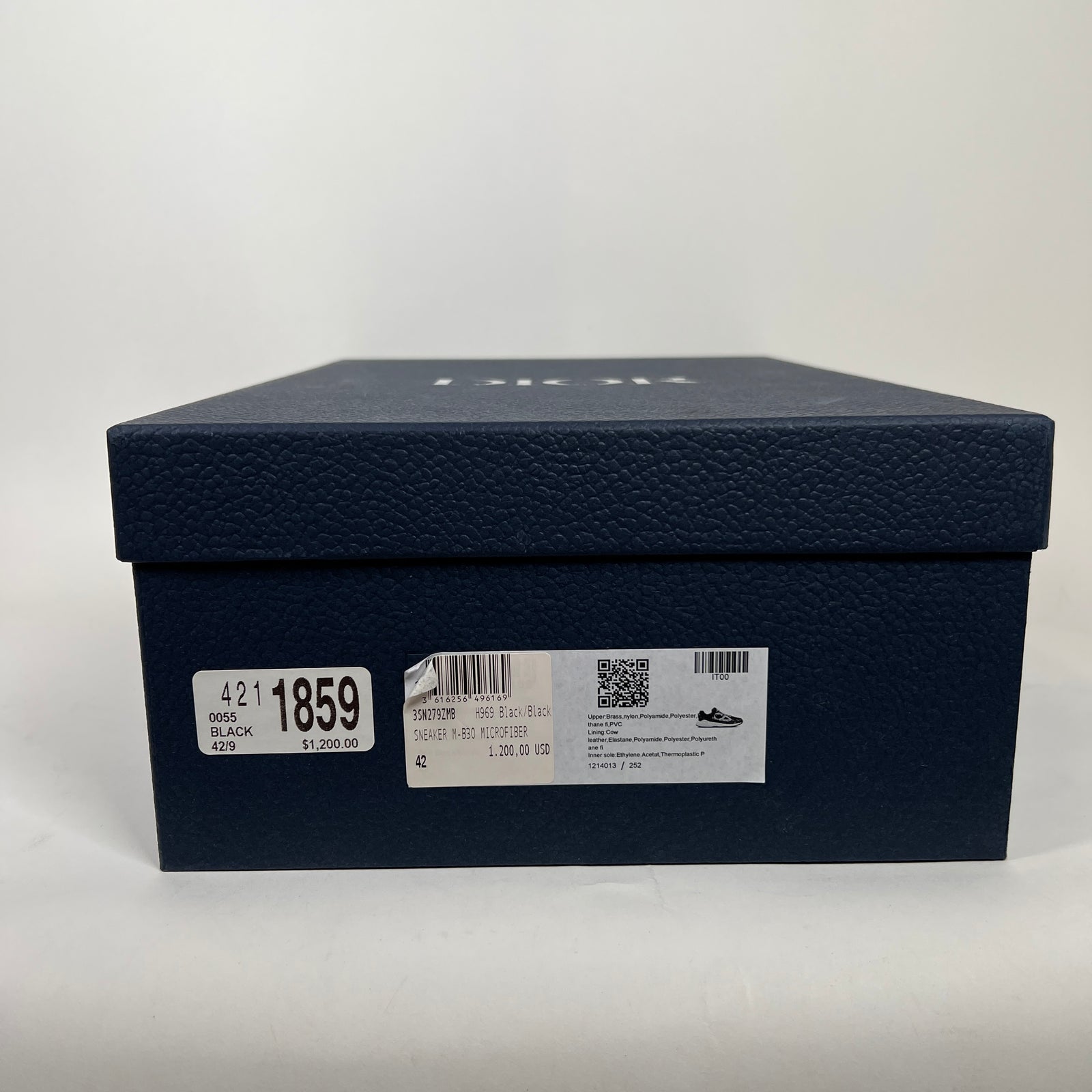 Dior B30 Black/White Sneaker Size 42