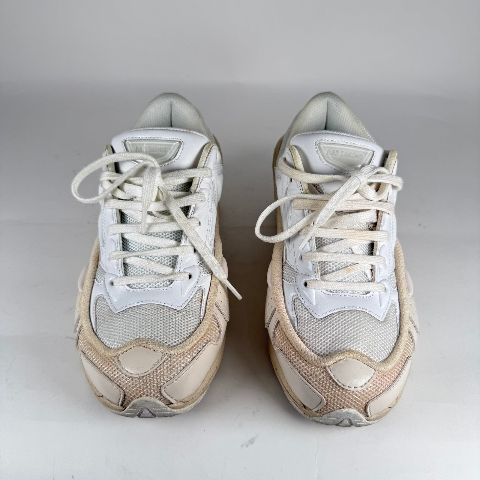 Raf Simons White/ Tan Ozweego Low-Top Sneaker Size 9