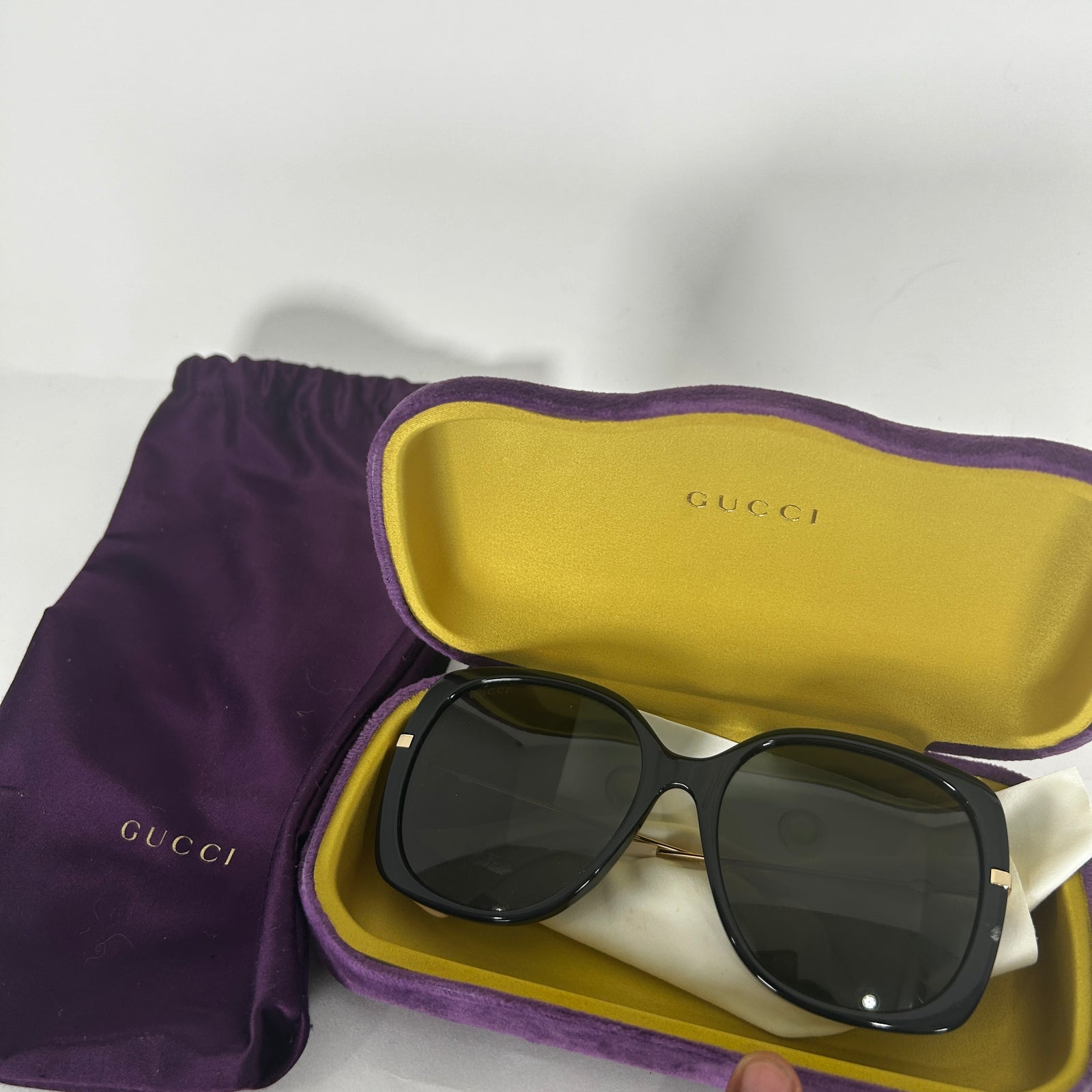 Gucci Oversized Rectangular Sunglasses