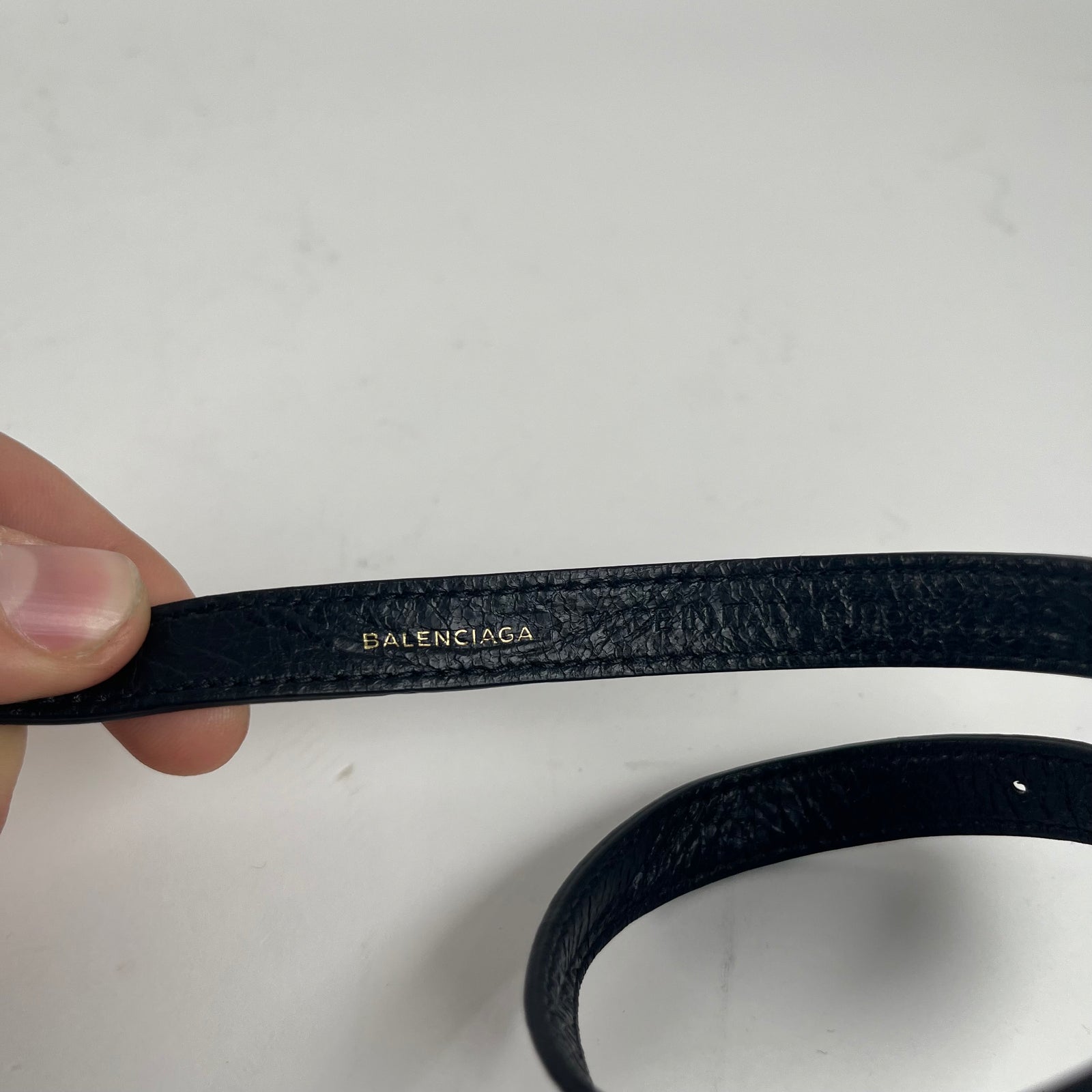 Balenciaga Black/Gold Cagoyle Bracelet