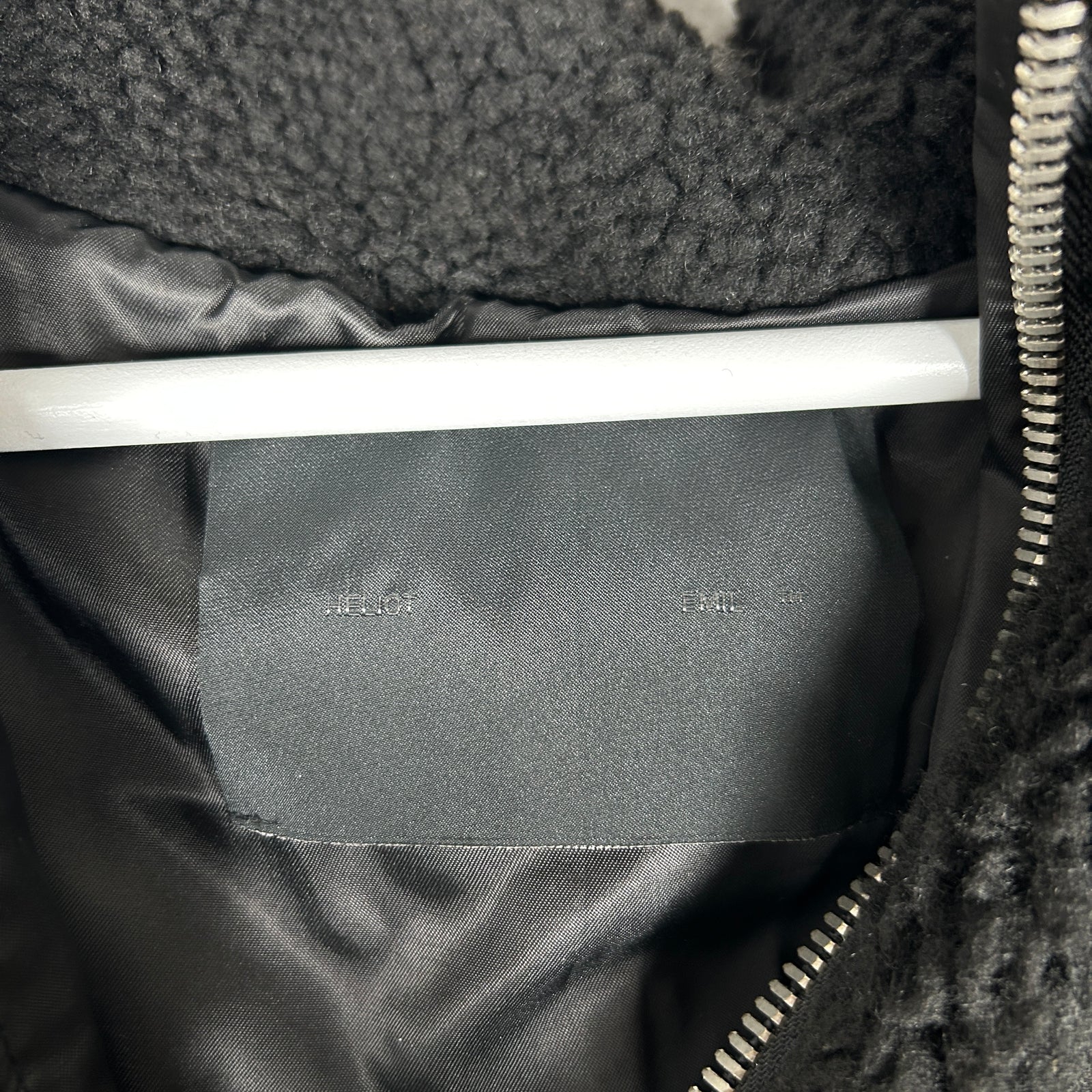 Heliot Emil Truss Zipper Fleece Jacket Size L