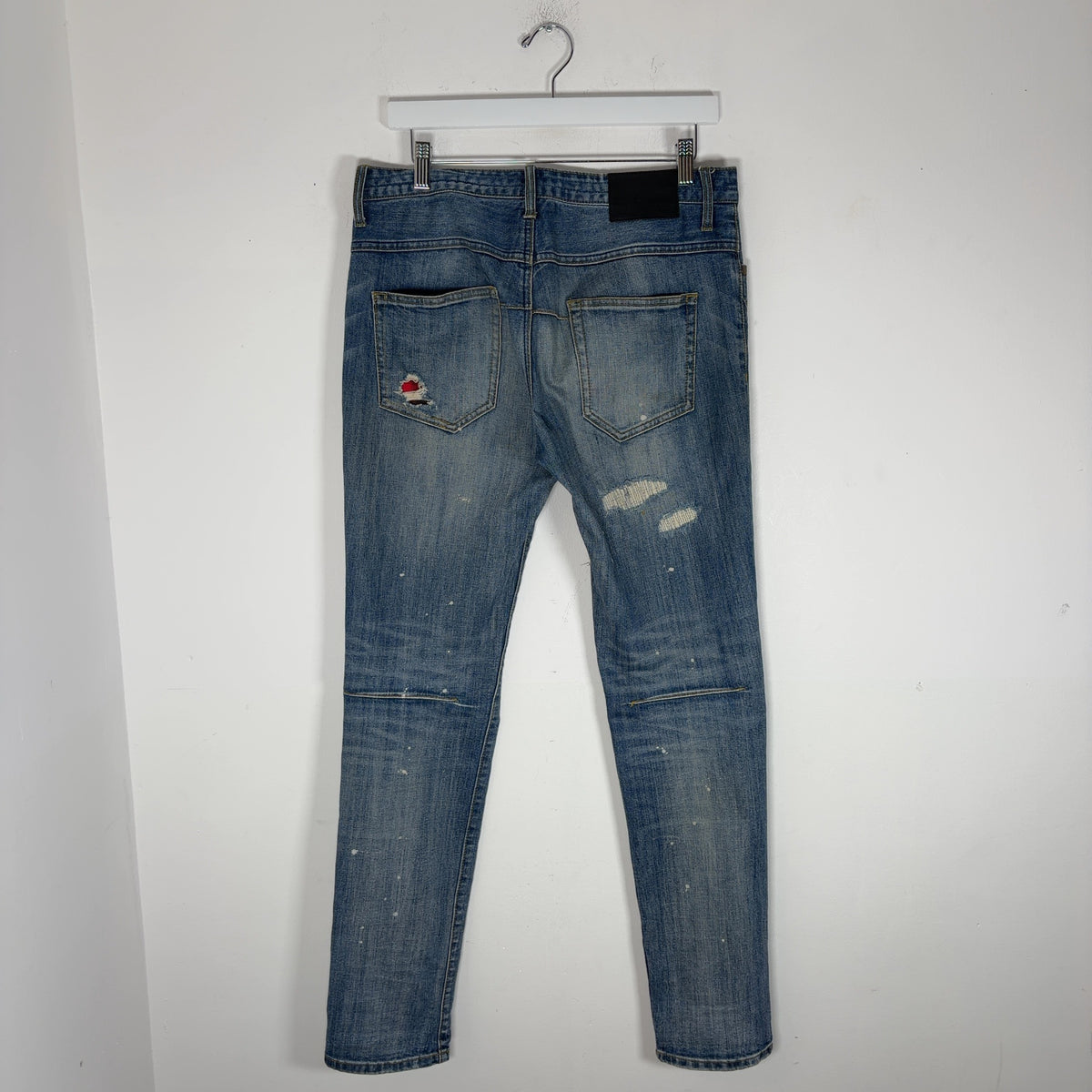 Number (N)ine x Guild Prime Flannel Patchwork Denim Jeans