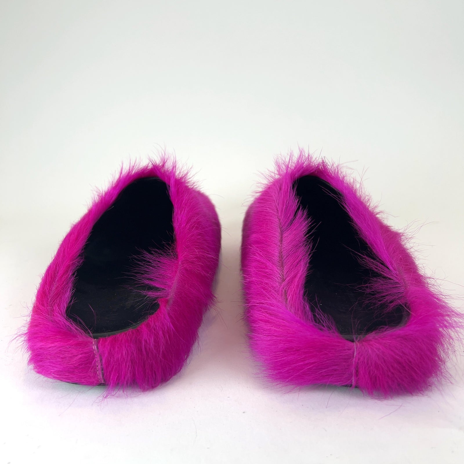 Marni Fussbett Sabot Ponyhair Sandals