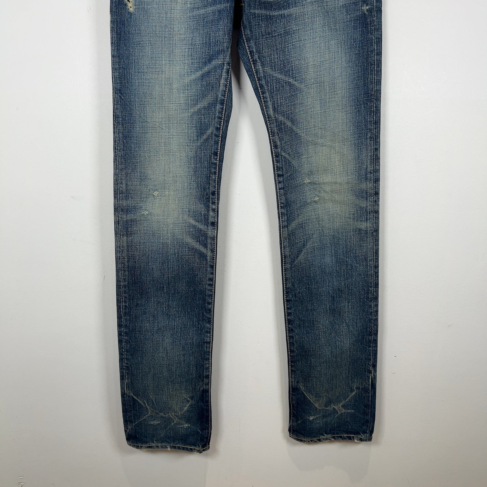Hysteric Glamour Kinky Studded Light Wash Jeans