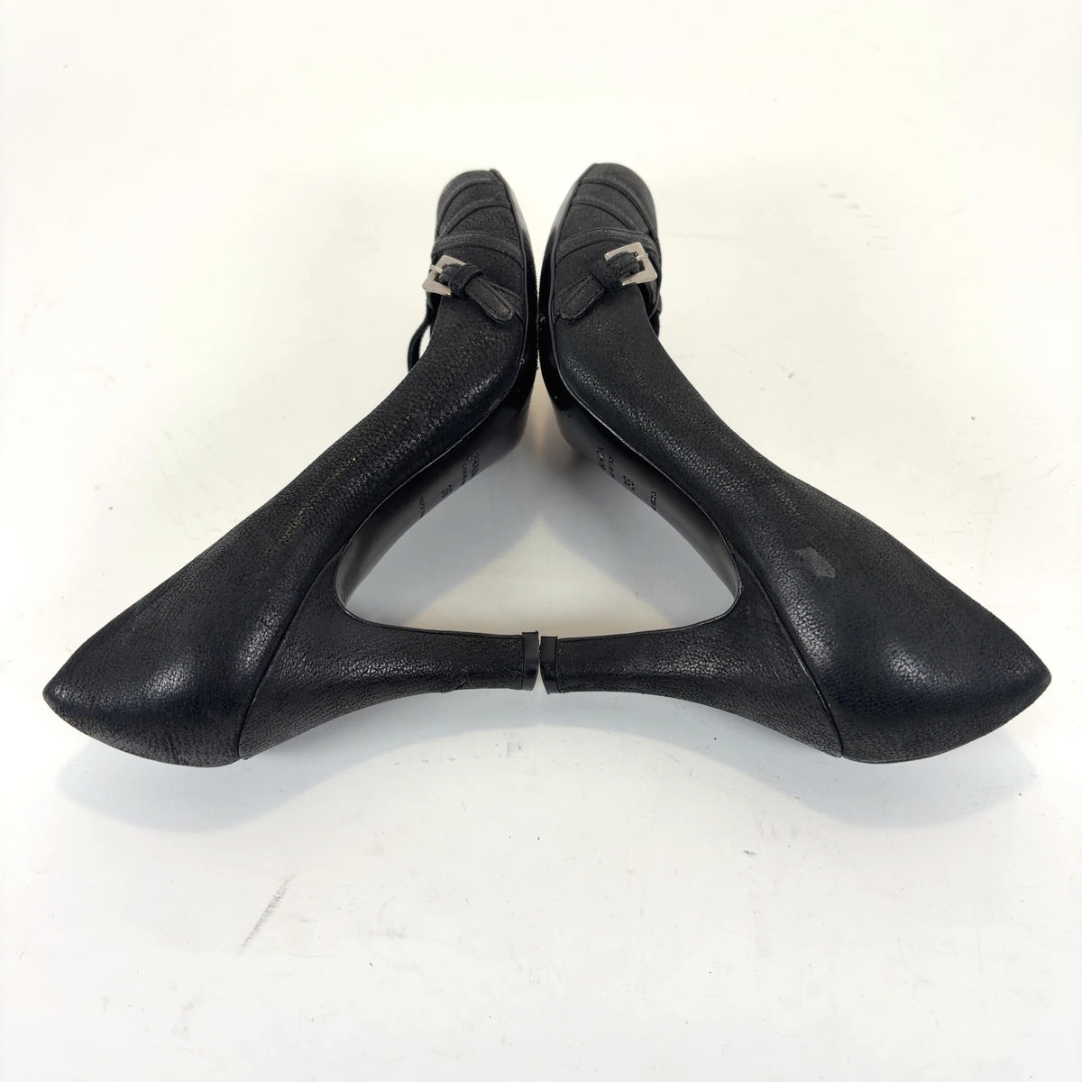 Prada Black Cutout Heels