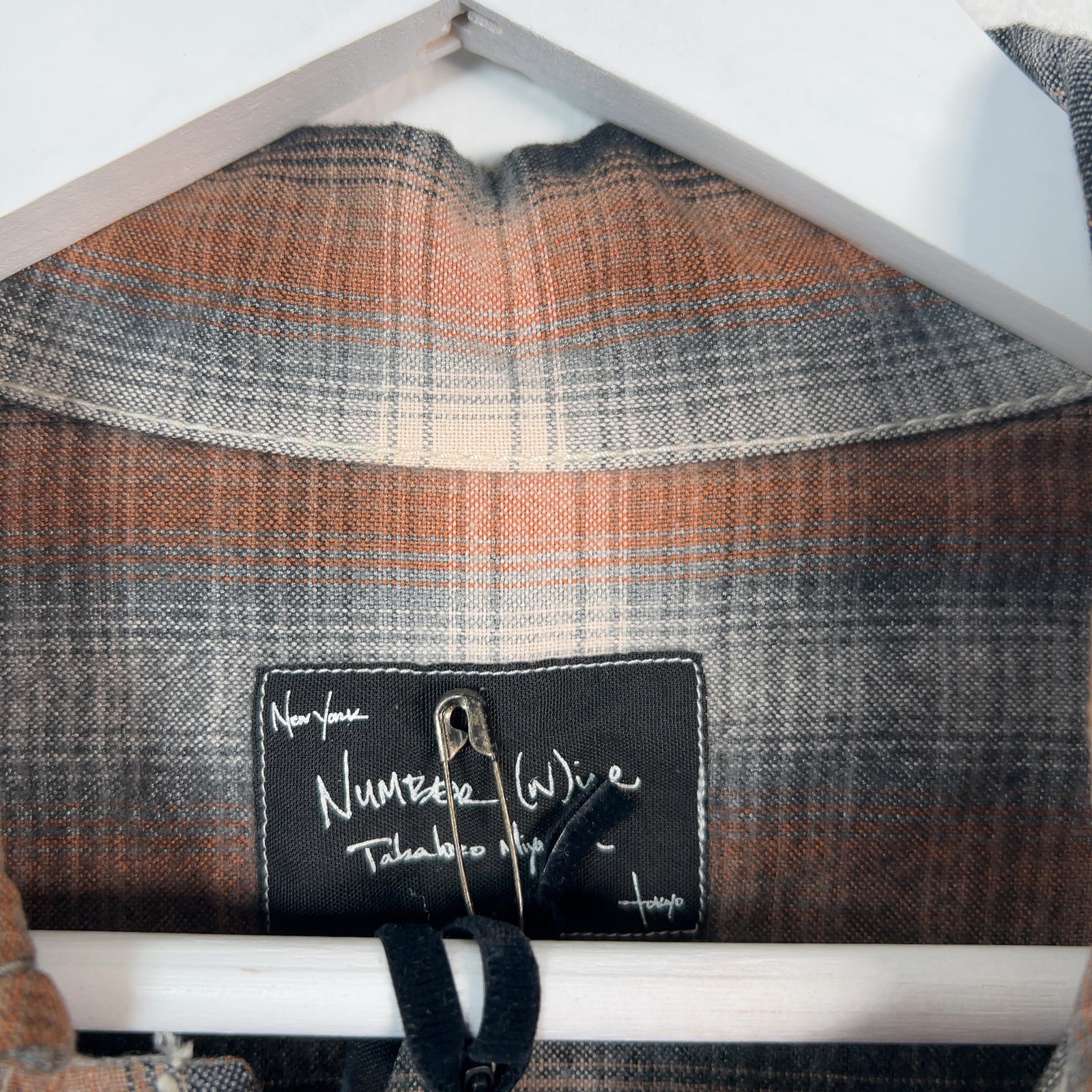 Number (N)ine 'The High Streets' Flannel