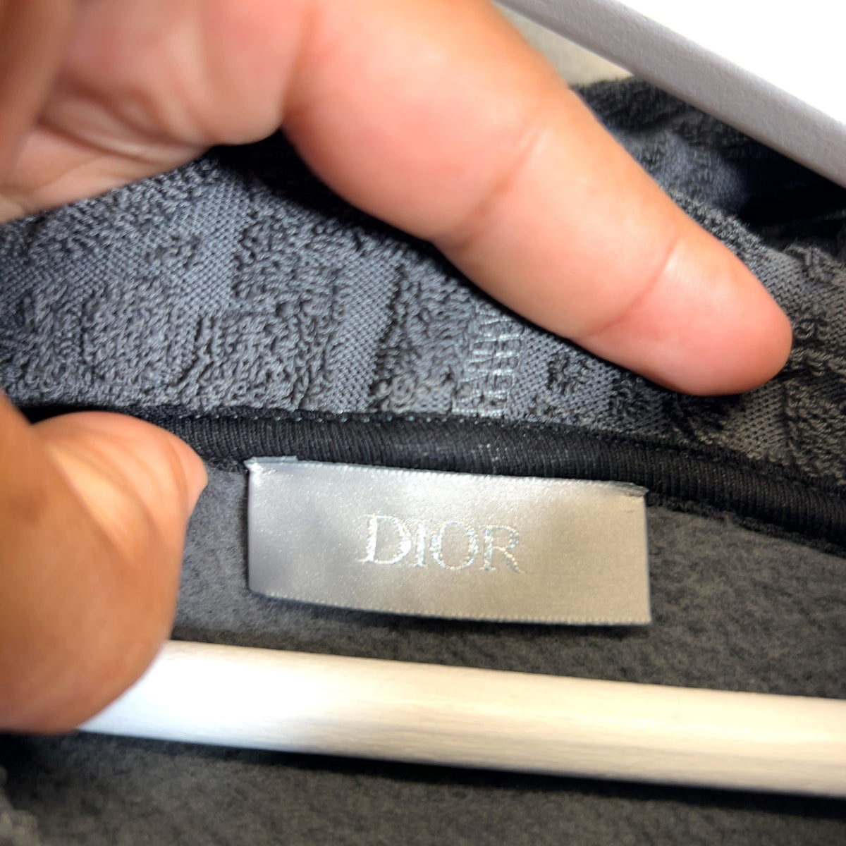 Dior Terry Cloth Jacquard Hoodie