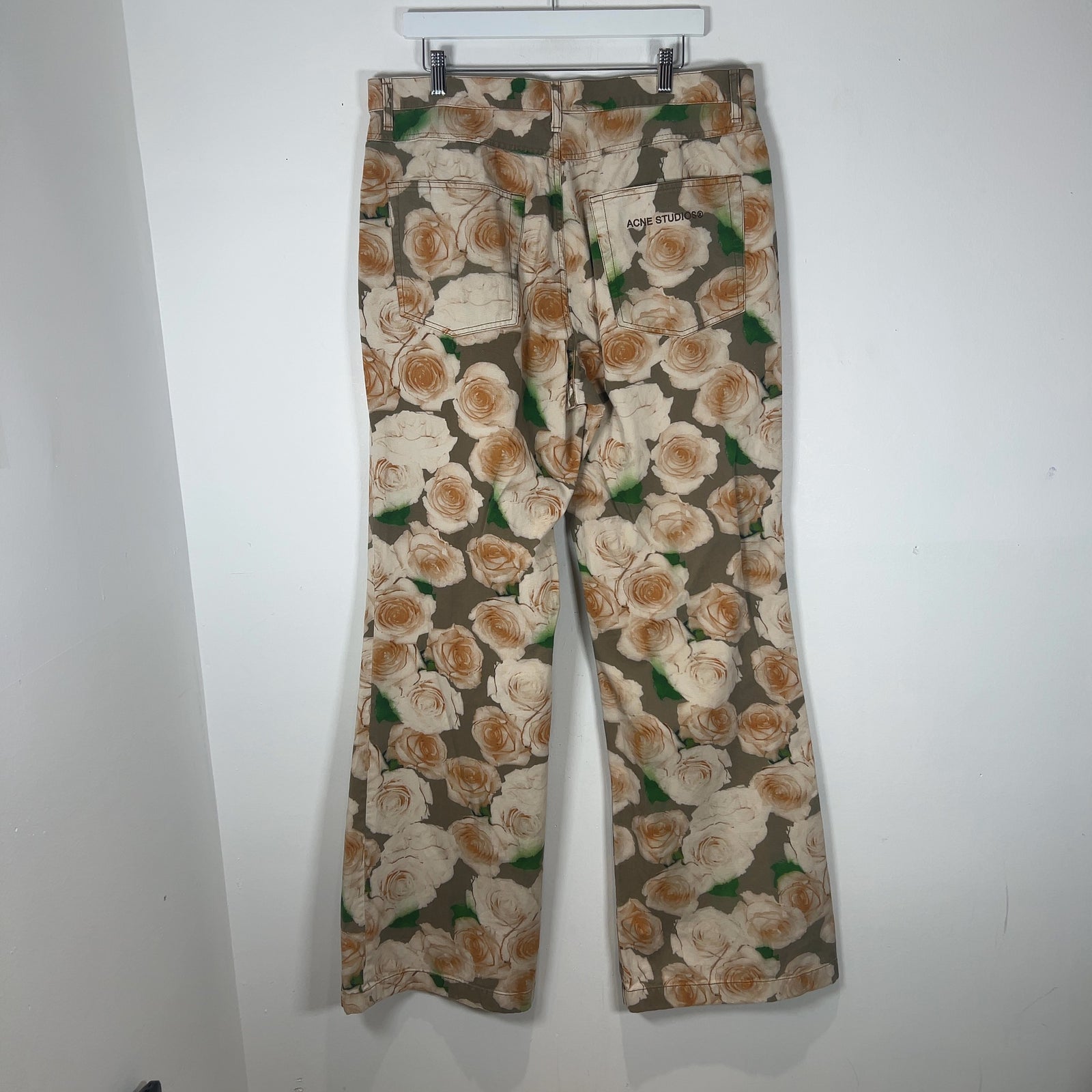 Acne Studios All Over Print Floral Pants