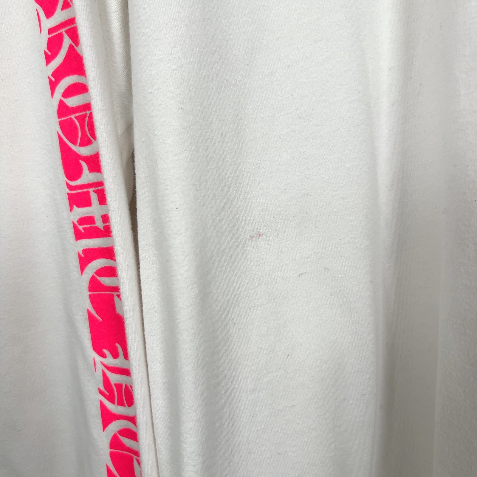 Chrome Hearts Pink Spell Out Logo Bar Longsleeve