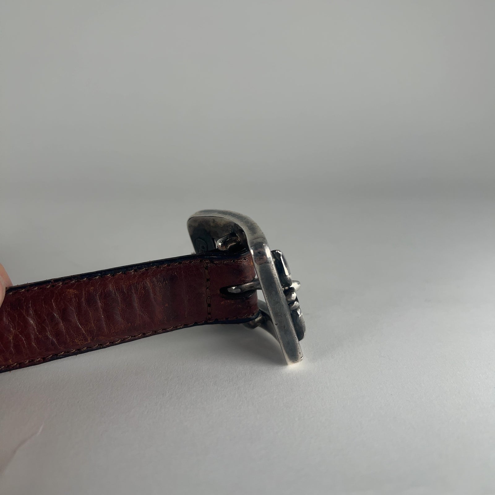 Chrome Hearts 1" Floral Square Belt