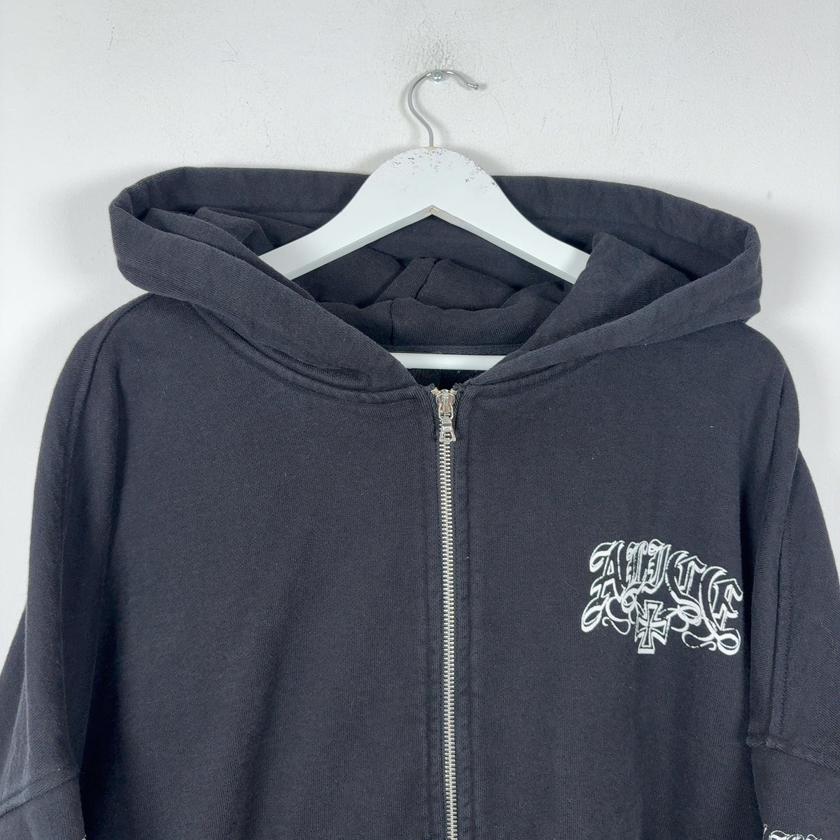 Alice Hollywood Militia Black Zip Up Hoodie