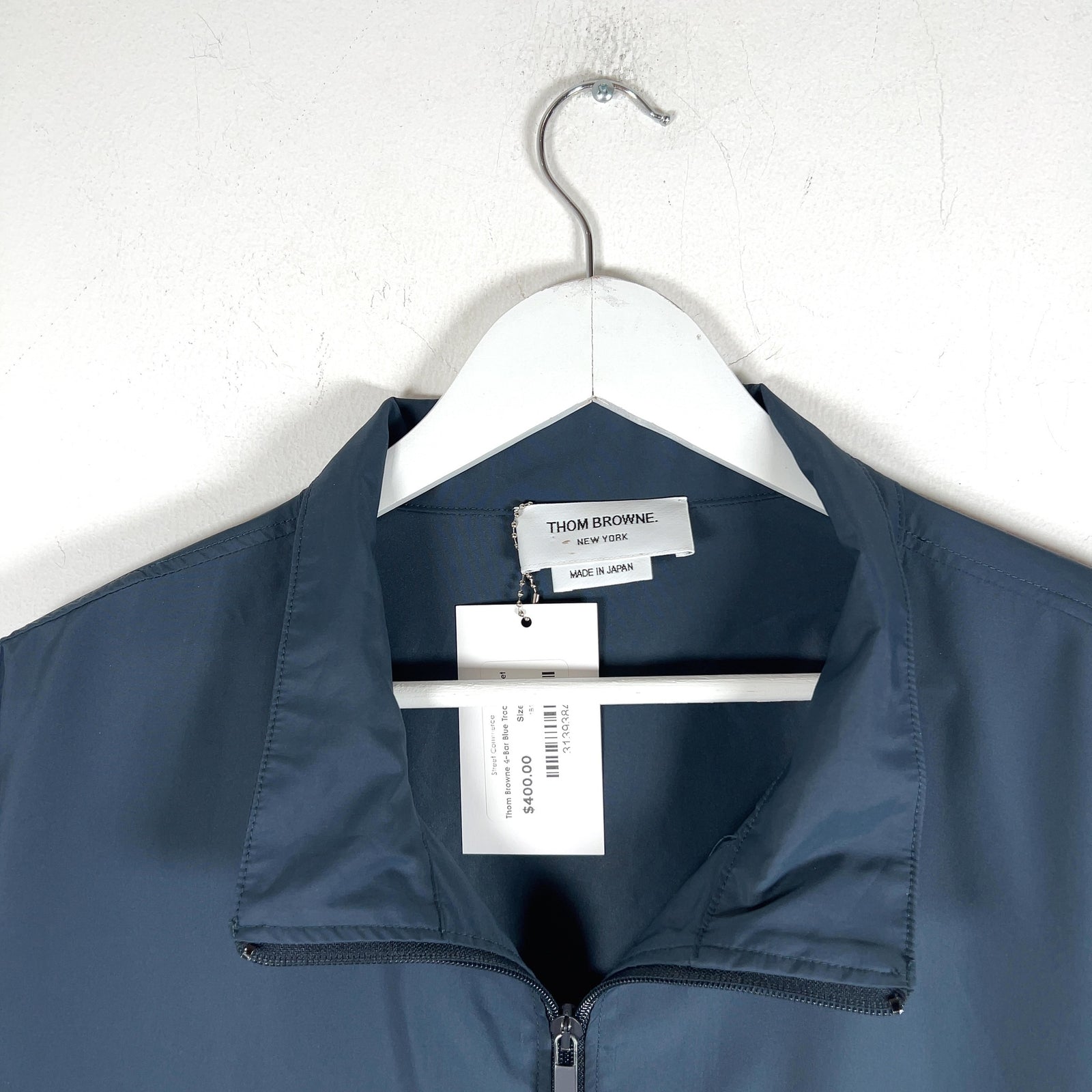 Thom Browne 4-Bar Blue Track Jacket
