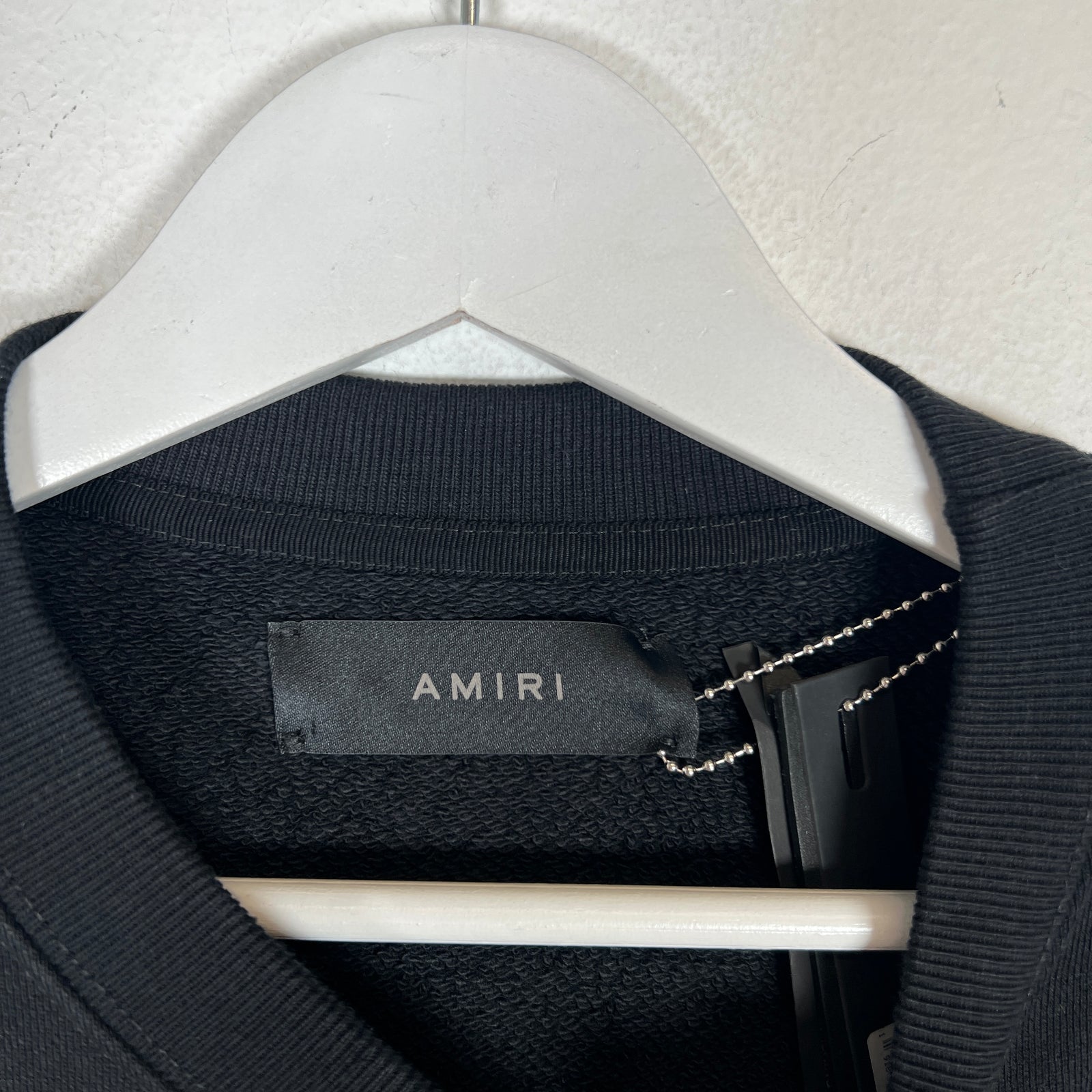 Amiri x Wes Lang Black Curve Logo Crewneck Size S
