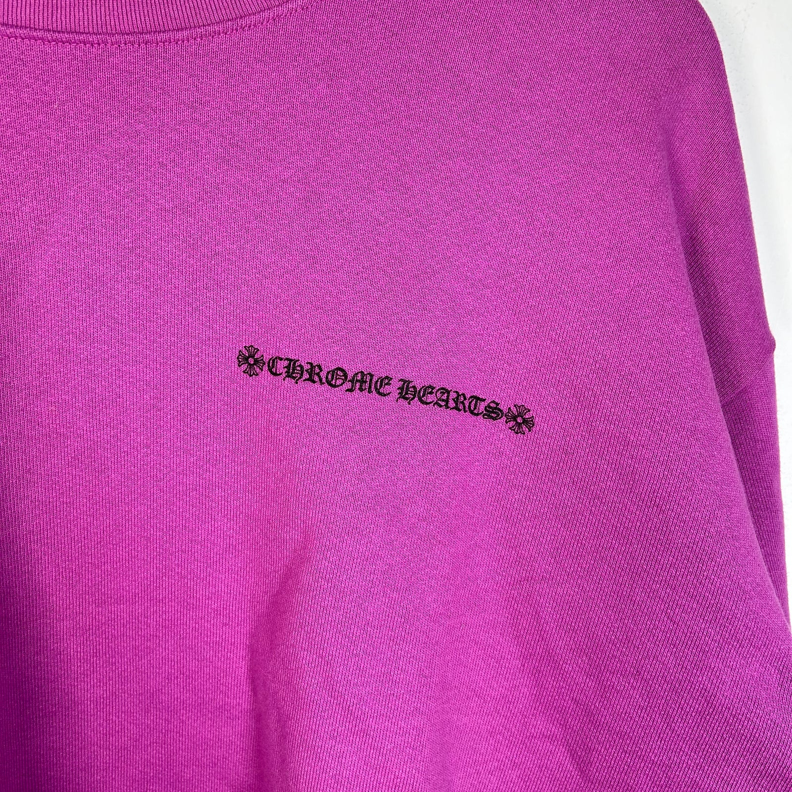 Chrome Hearts Matty Boys 99 Eyes Web Purple Crewneck Size XL