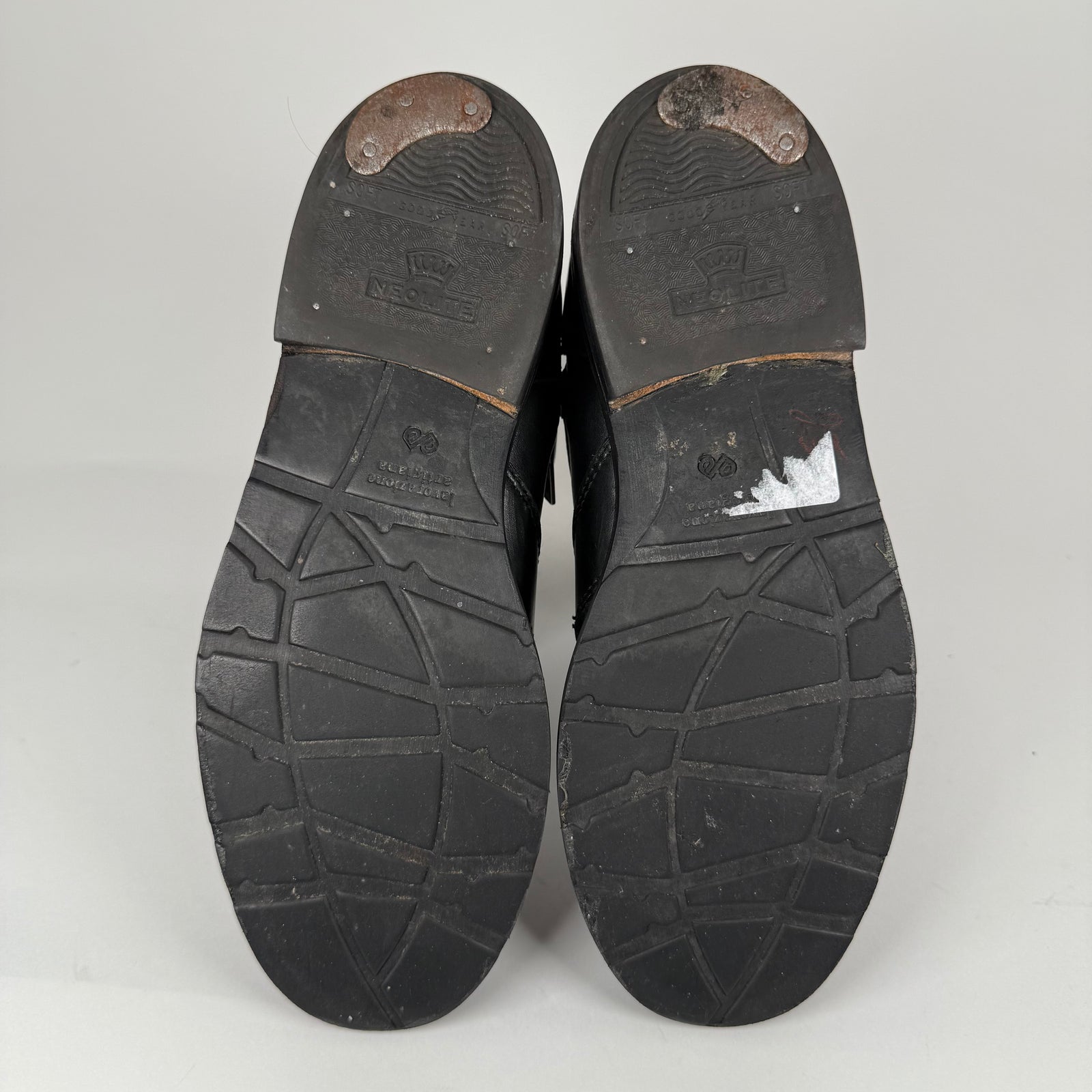 Raf Simons AW06 Black 'Accordion' Zipper Boots Size 8