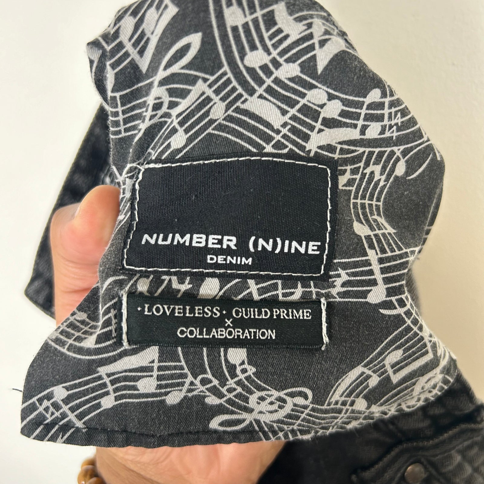 Number (N)ine X Loveless Gilt Grey Jeans Size M