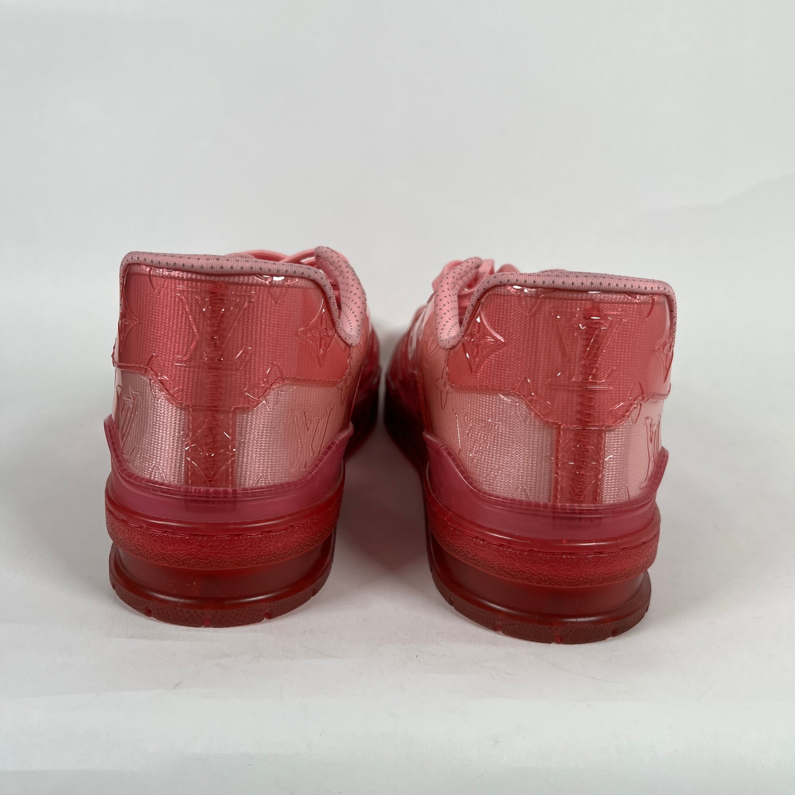 Louis Vuitton Fluorescent Pink Trainer Size 13