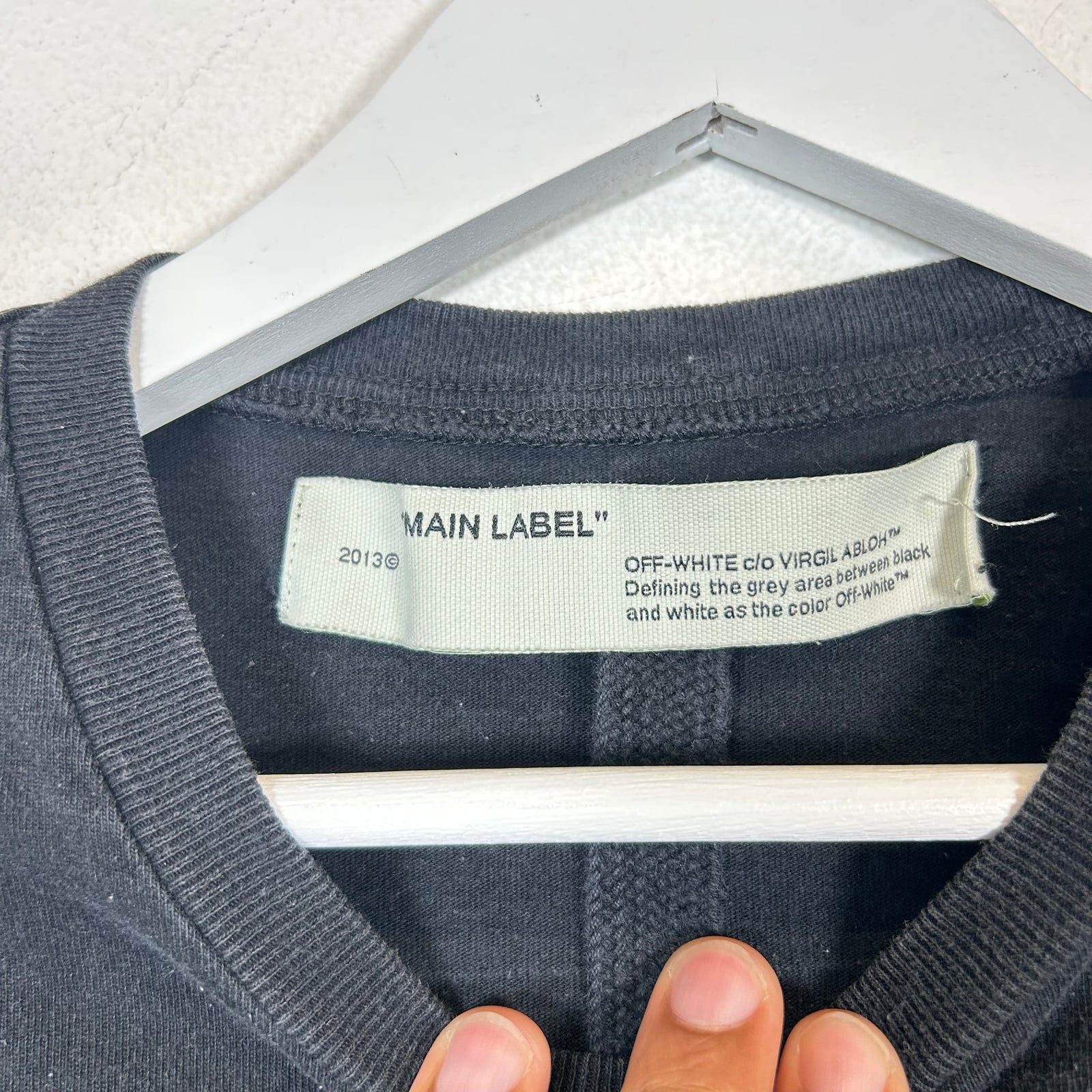 Off-White Black Tape Arrows Longsleeve Size S