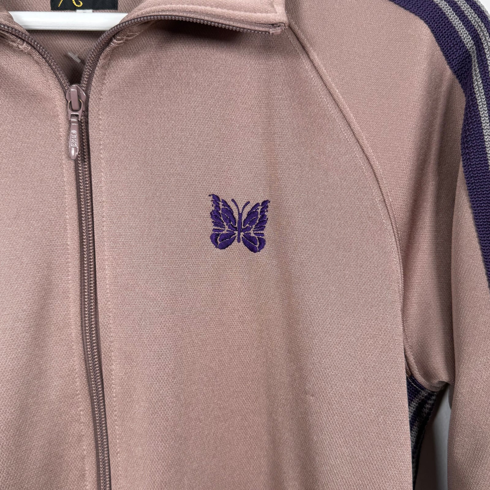 Needles Tan/Purple Track Jacket Size S