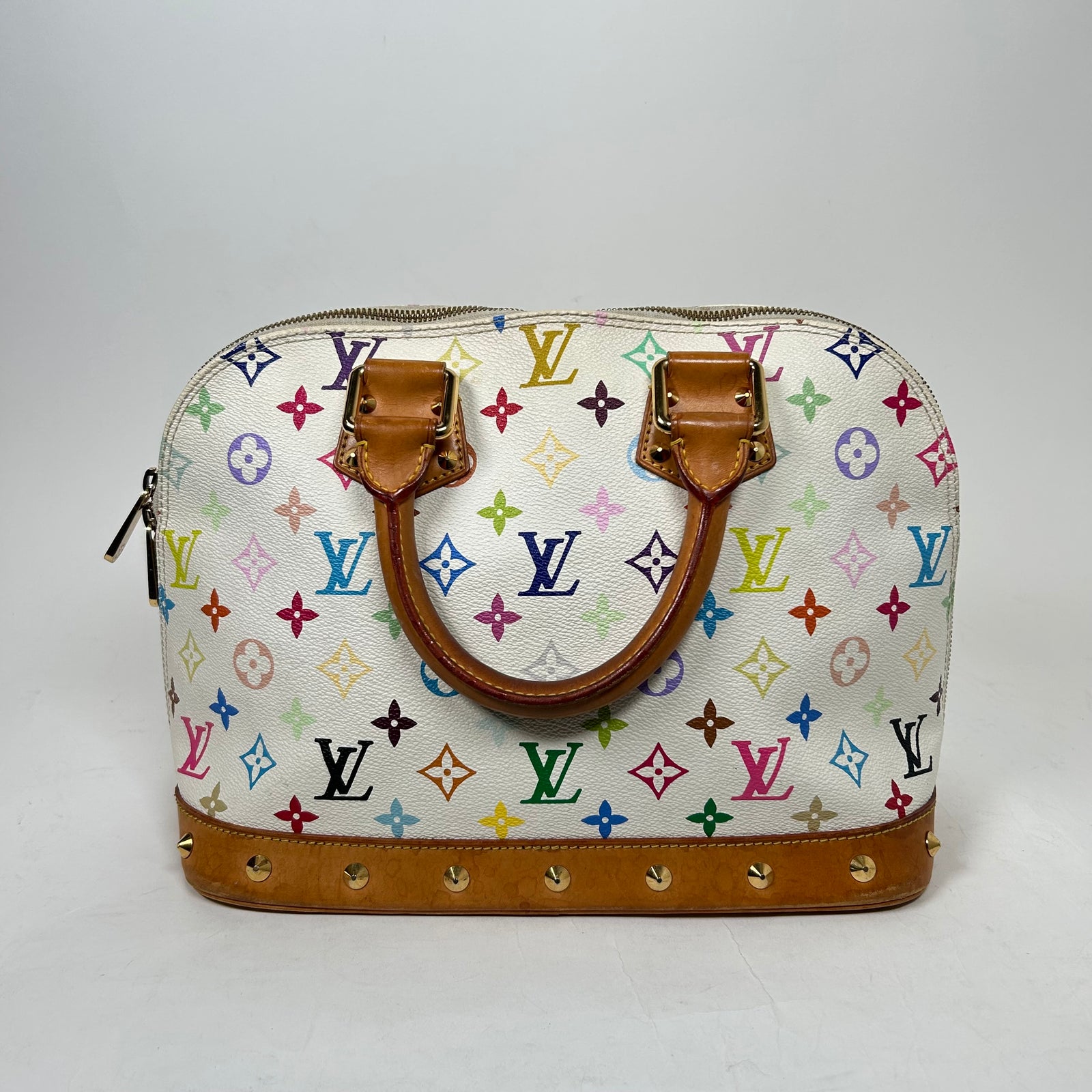 Louis Vuitton x Murakami White/Multicolor Monogram Alma Bag