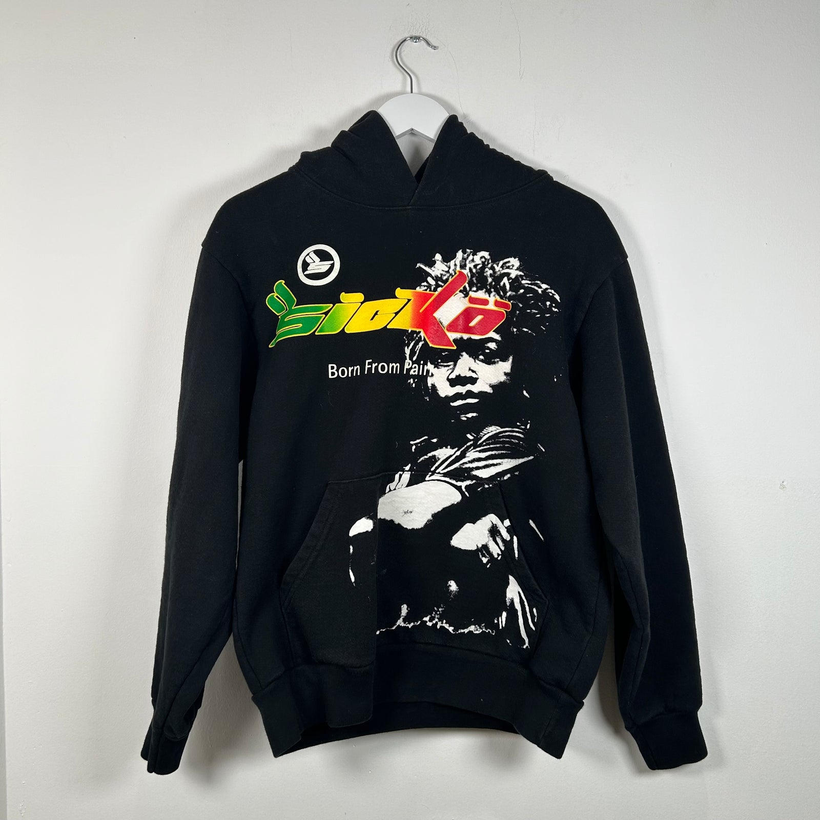 Sicko Black 'Rasta' Hoodie Size S