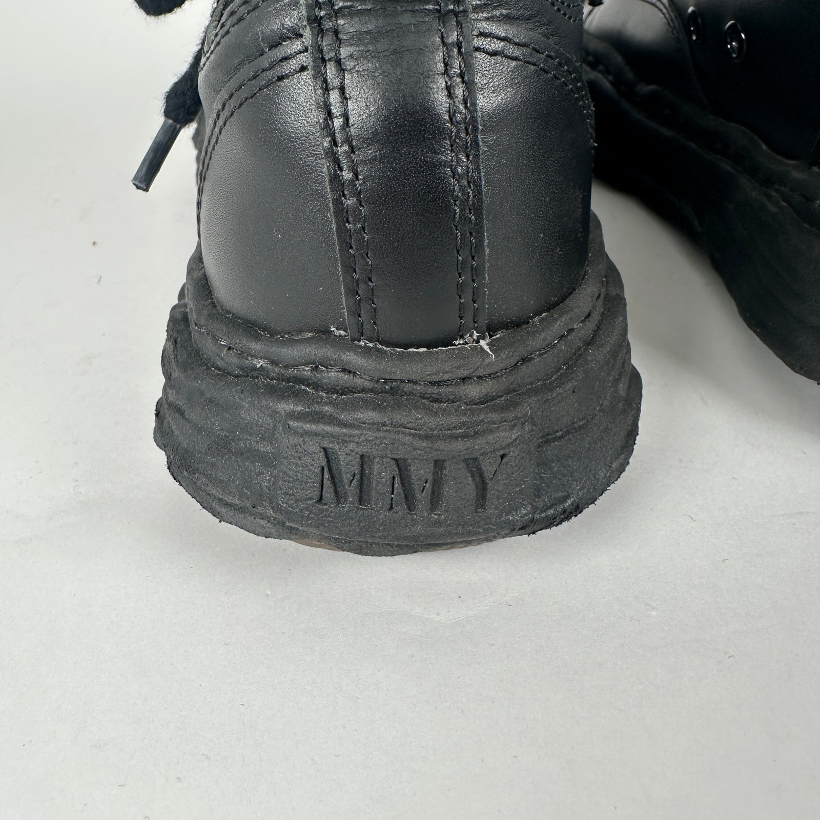 Maison Mihara Triple Black Low-Tops Size 7