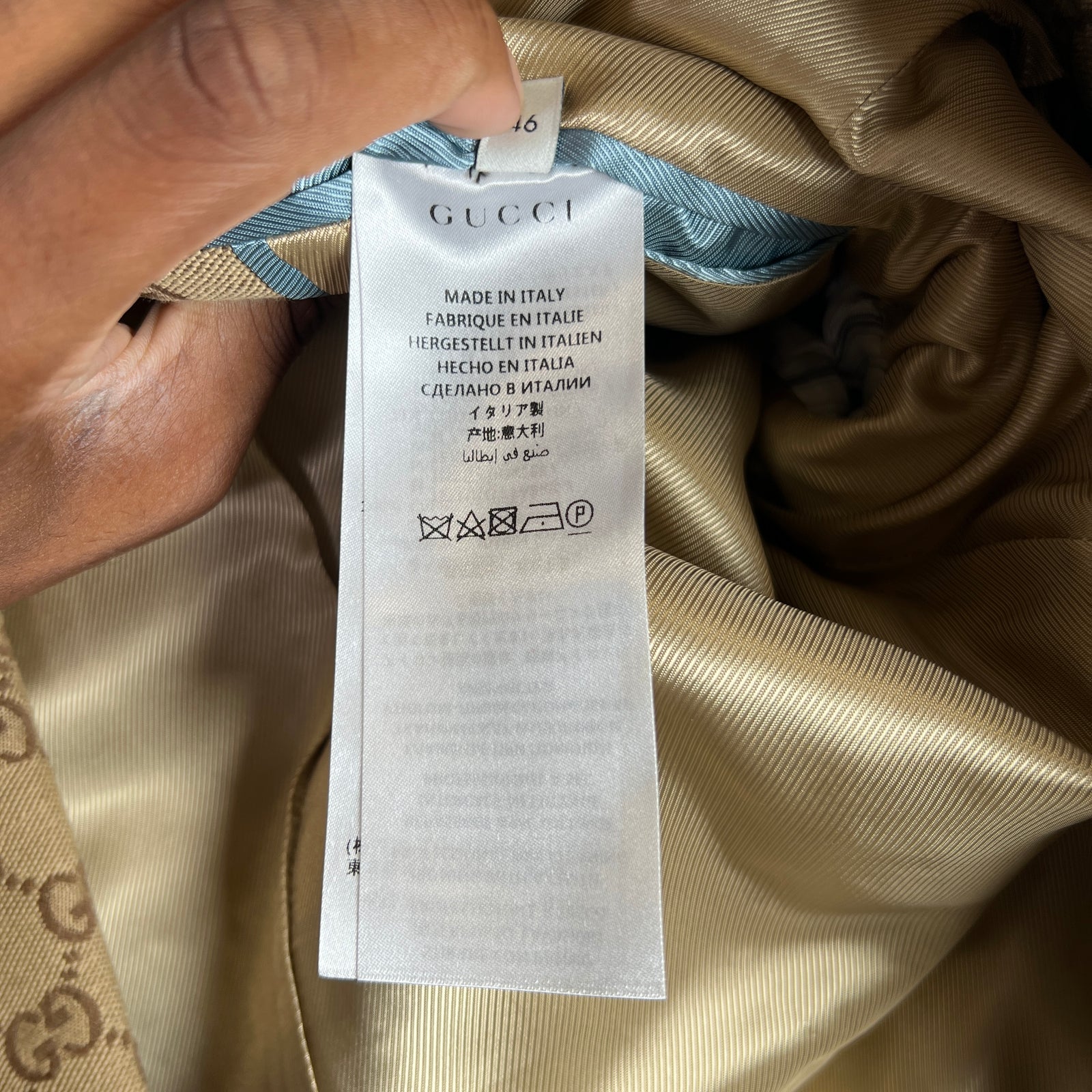Gucci GG Monogram Canvas Two Piece Suit