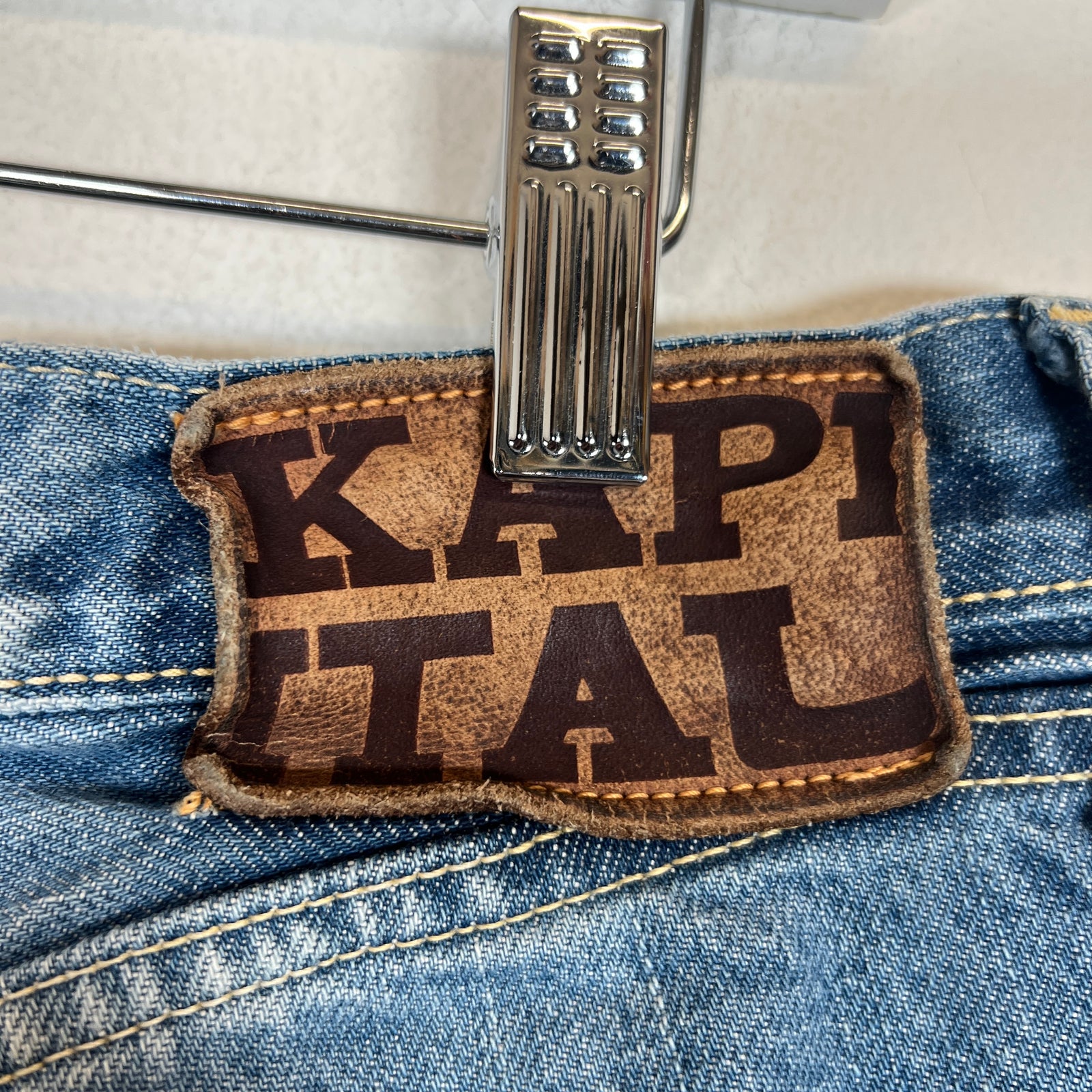 Kapital Blue Disco Monkey Denim Size 34